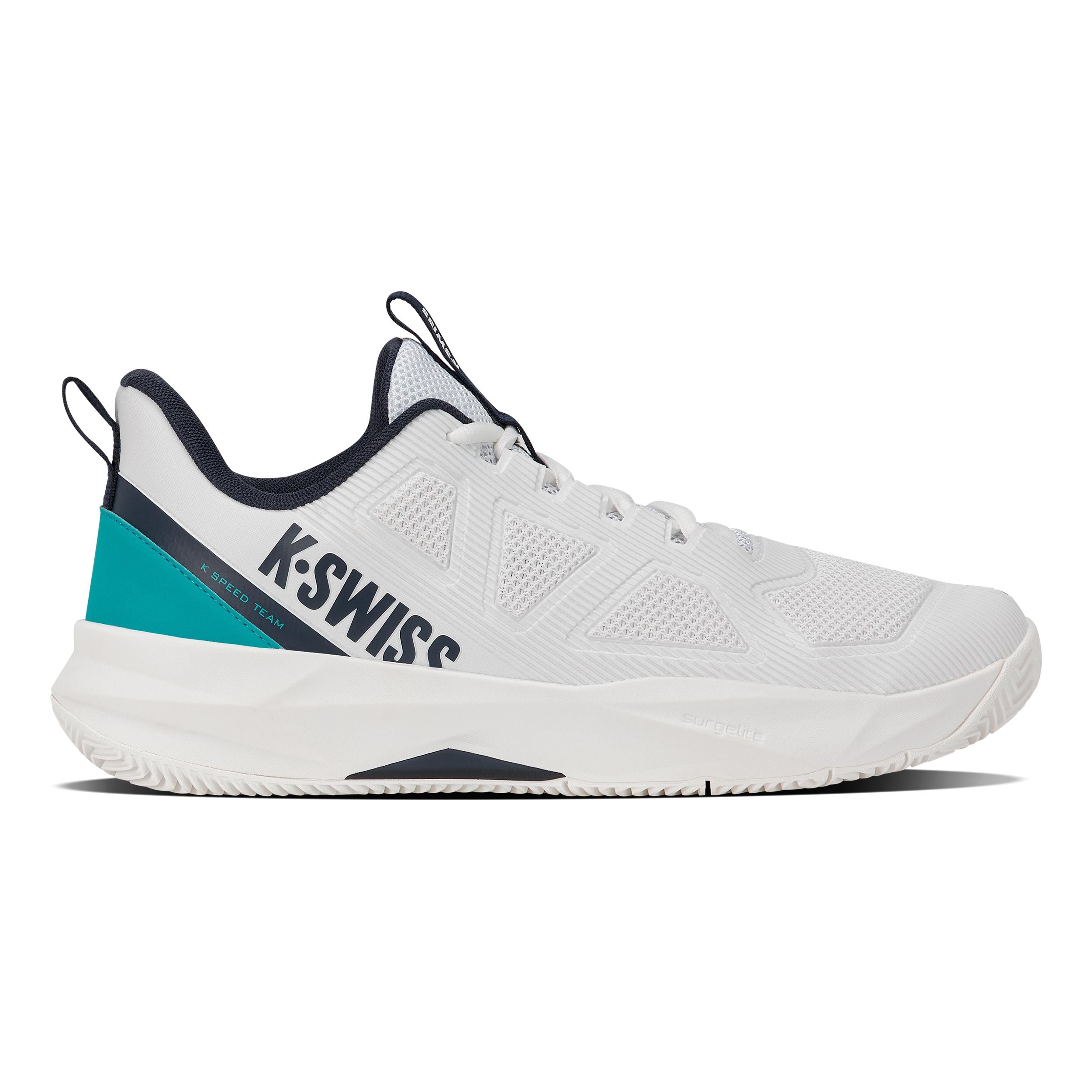 K-Swiss K-Speed Team Scarpa per terra rossa Uomini - bianco, turchese