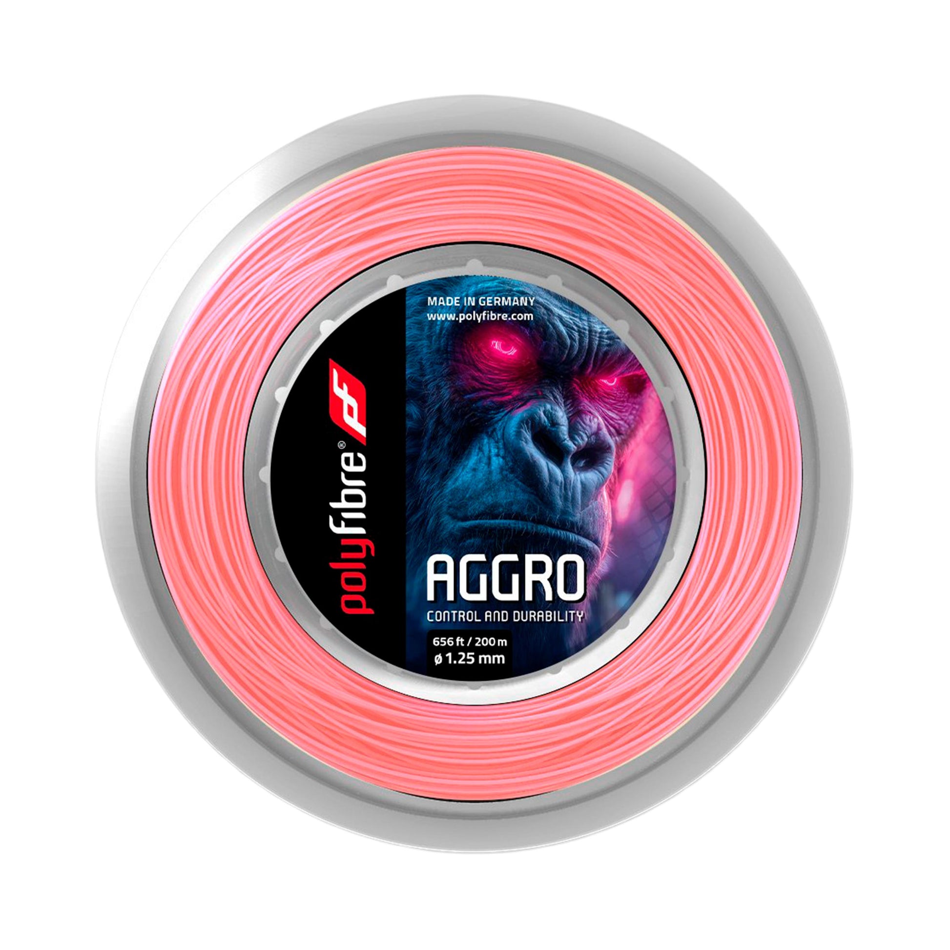 Polyfibre Aggro Rotolo di corde 12,2m, 200m - rosa