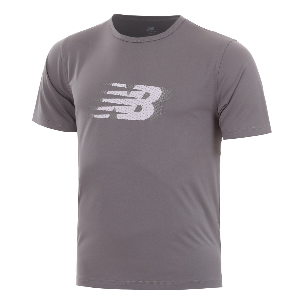 New Balance Essentials Utility Motion Graphic Maglietta Uomini - grigio-blu