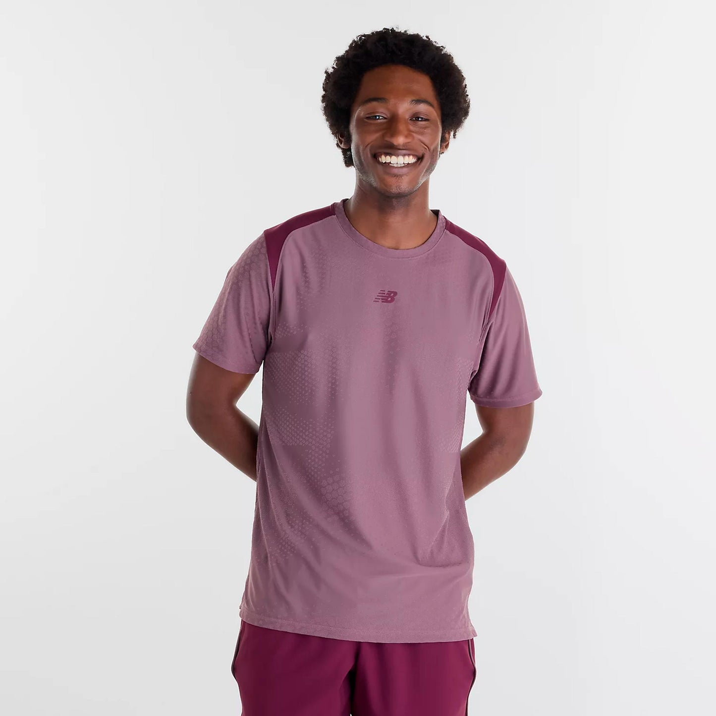 New Balance Tournament Maglietta Uomini - vino rosso