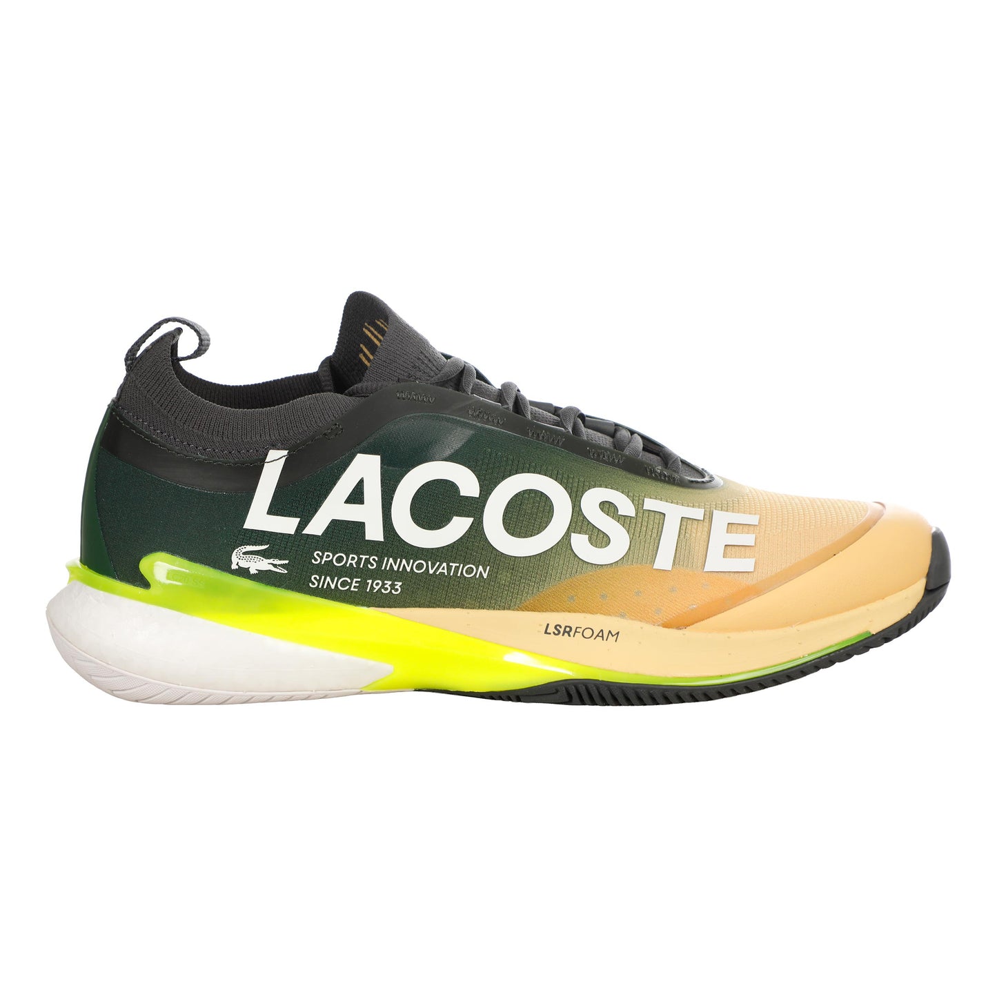 Lacoste AG-LT Lite Scarpa per tutte le superfici Uomini - giallo, verde scuro