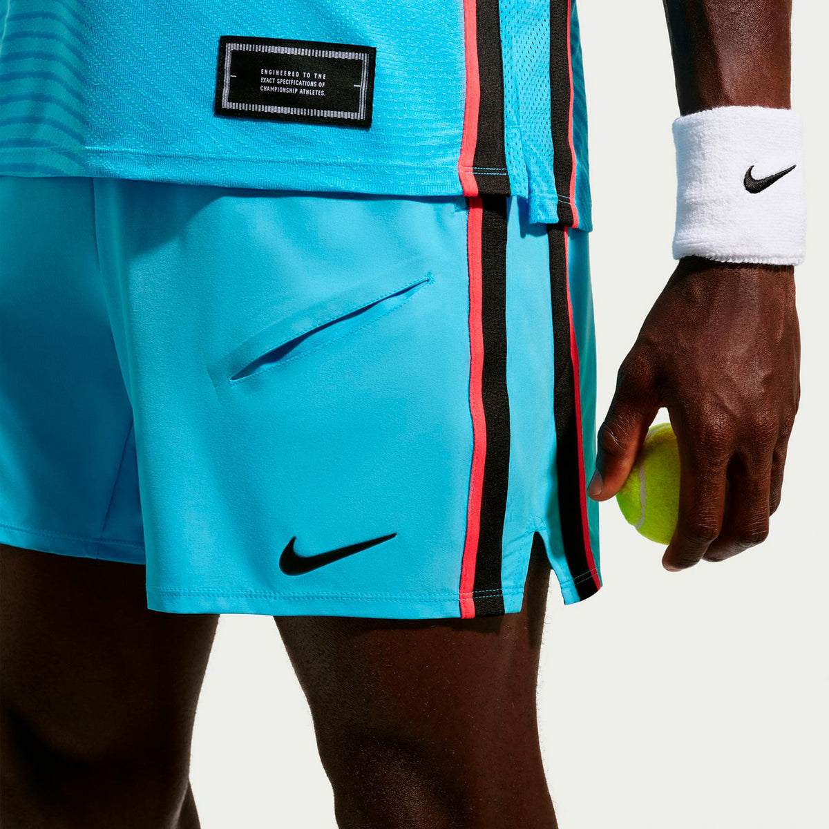 Nike Court Slam Pantaloncini Uomini - blu chiaro