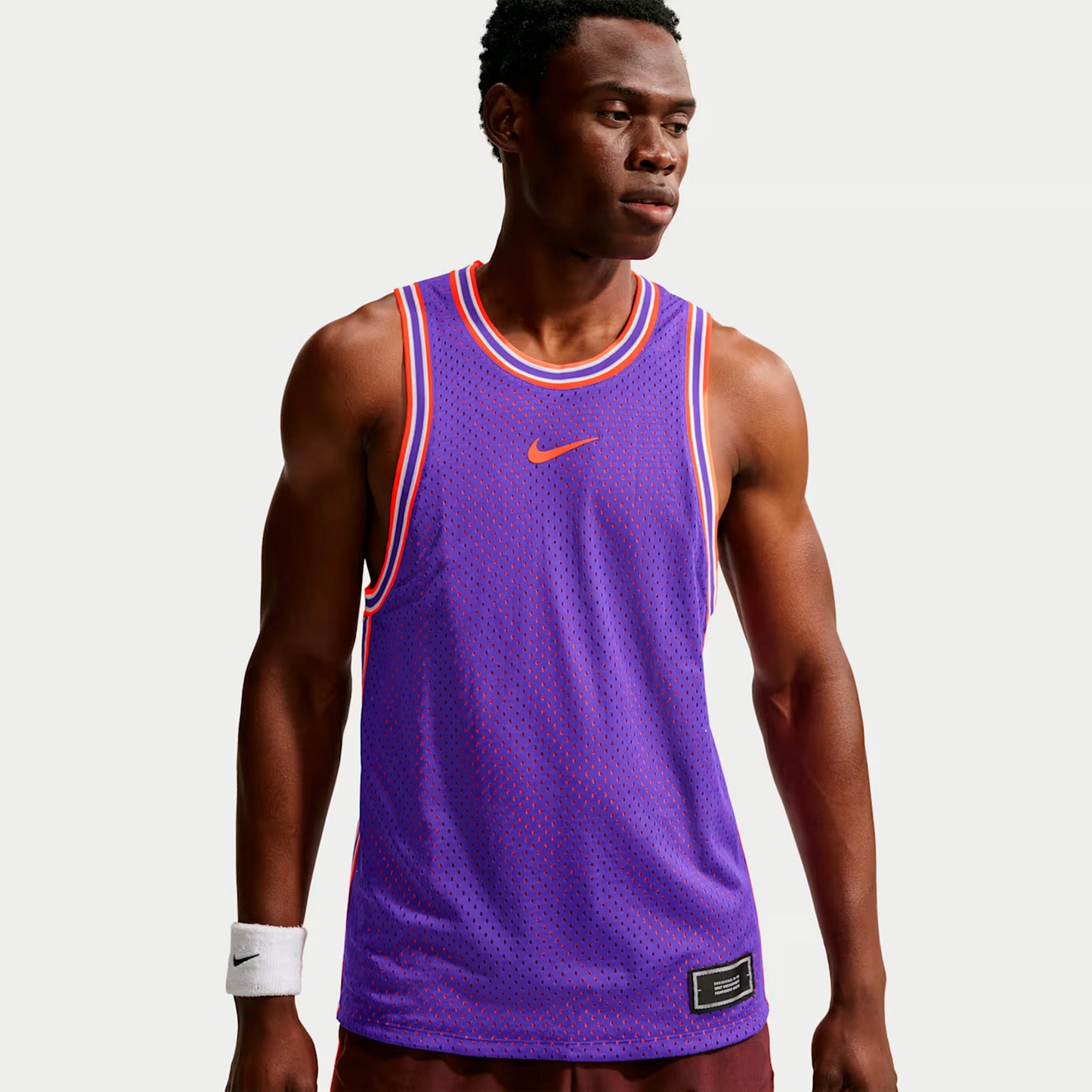 Nike Carlos Alcaraz Reversible Court Slam Canottiera Uomini - lilla, arancione