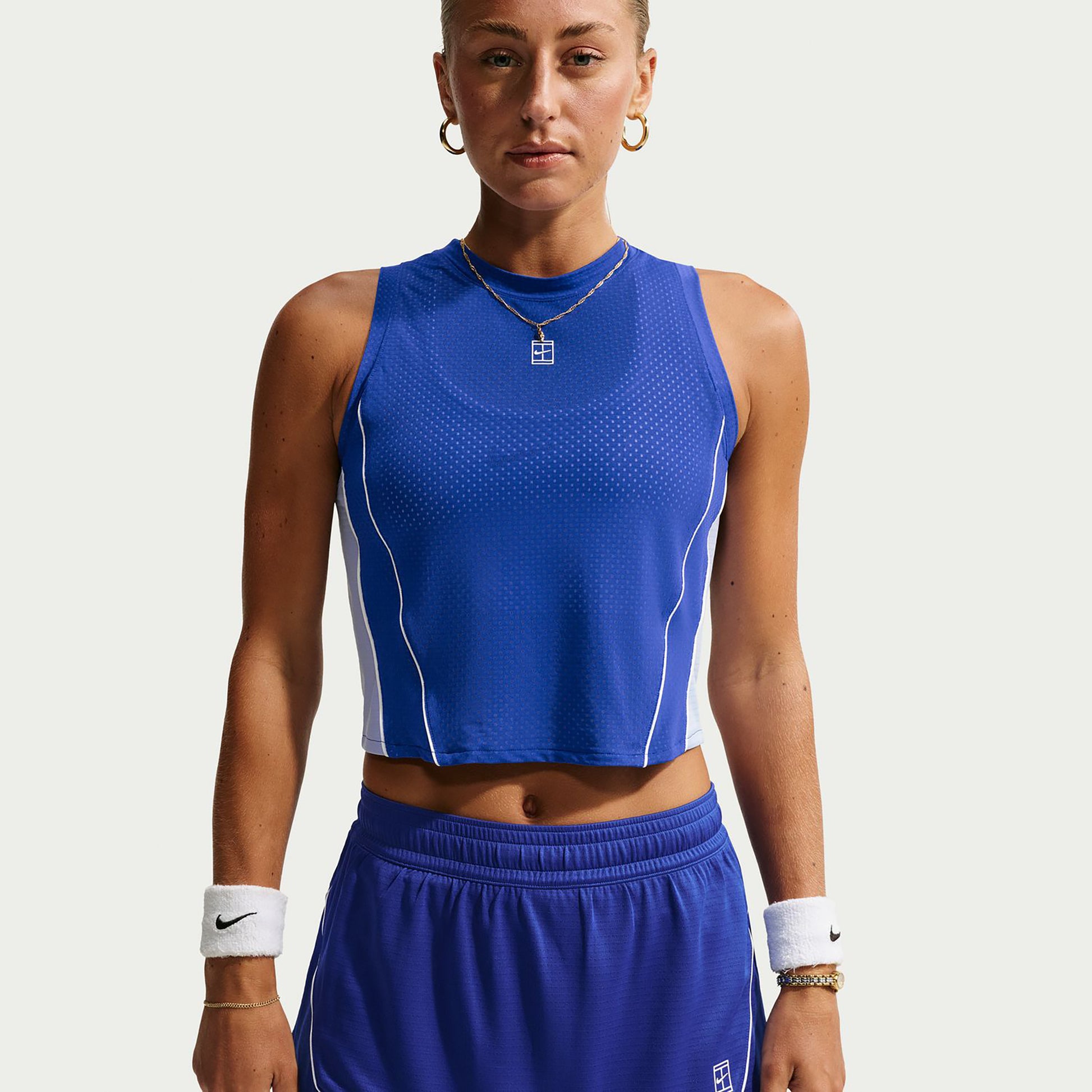 Nike Aryna Sabalenka Court Advantage Canottiera Donna-blu scuro