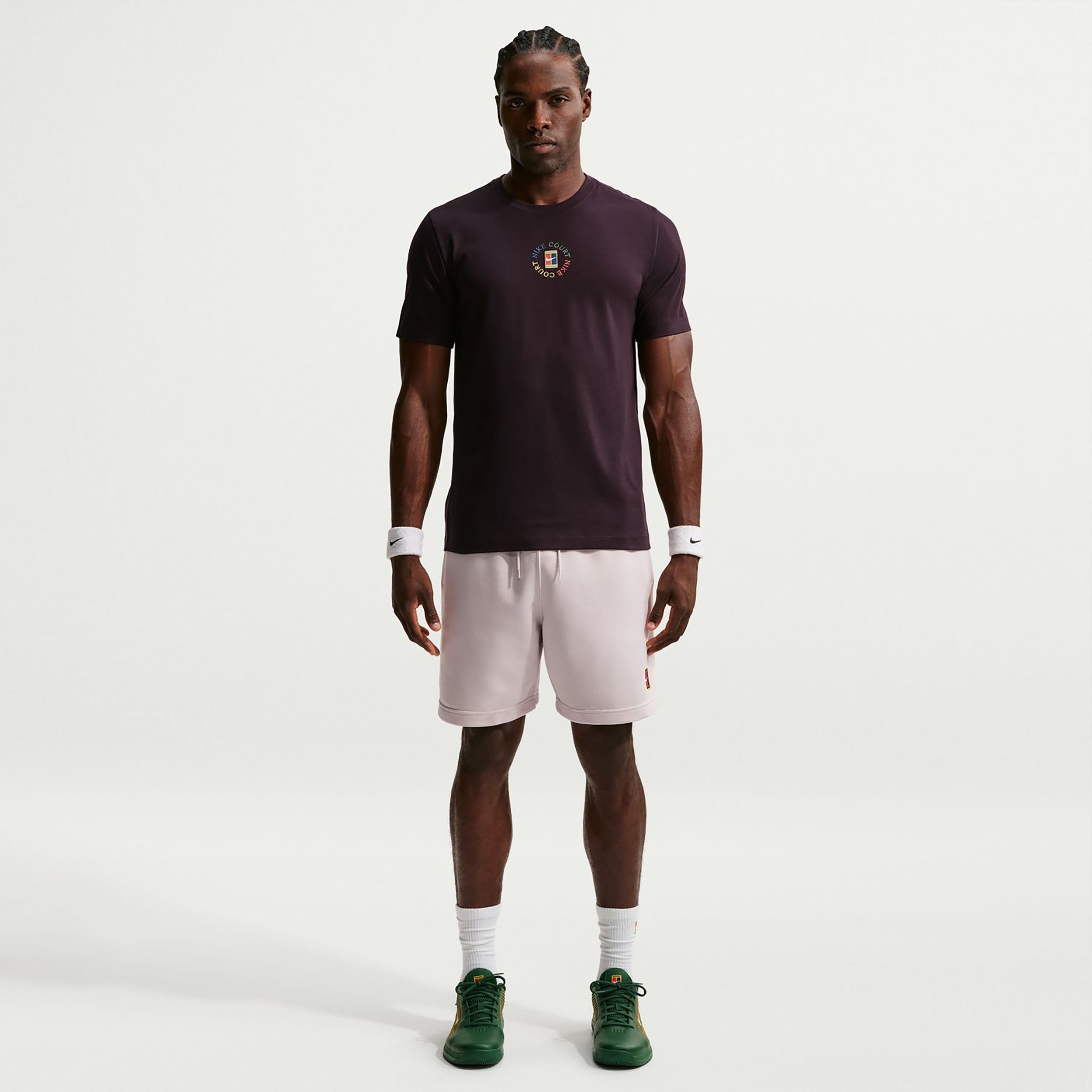 Nike Court Maglietta Uomini - rosso scuro