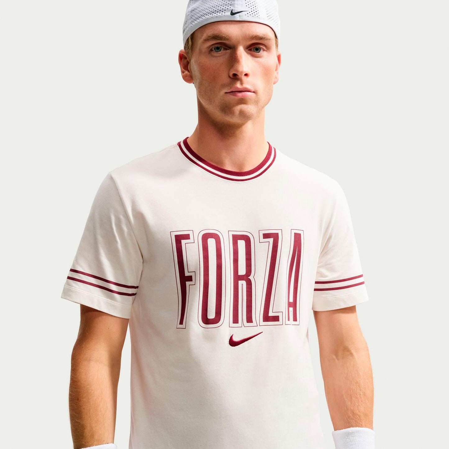 Nike Court Maglietta Uomini - crema