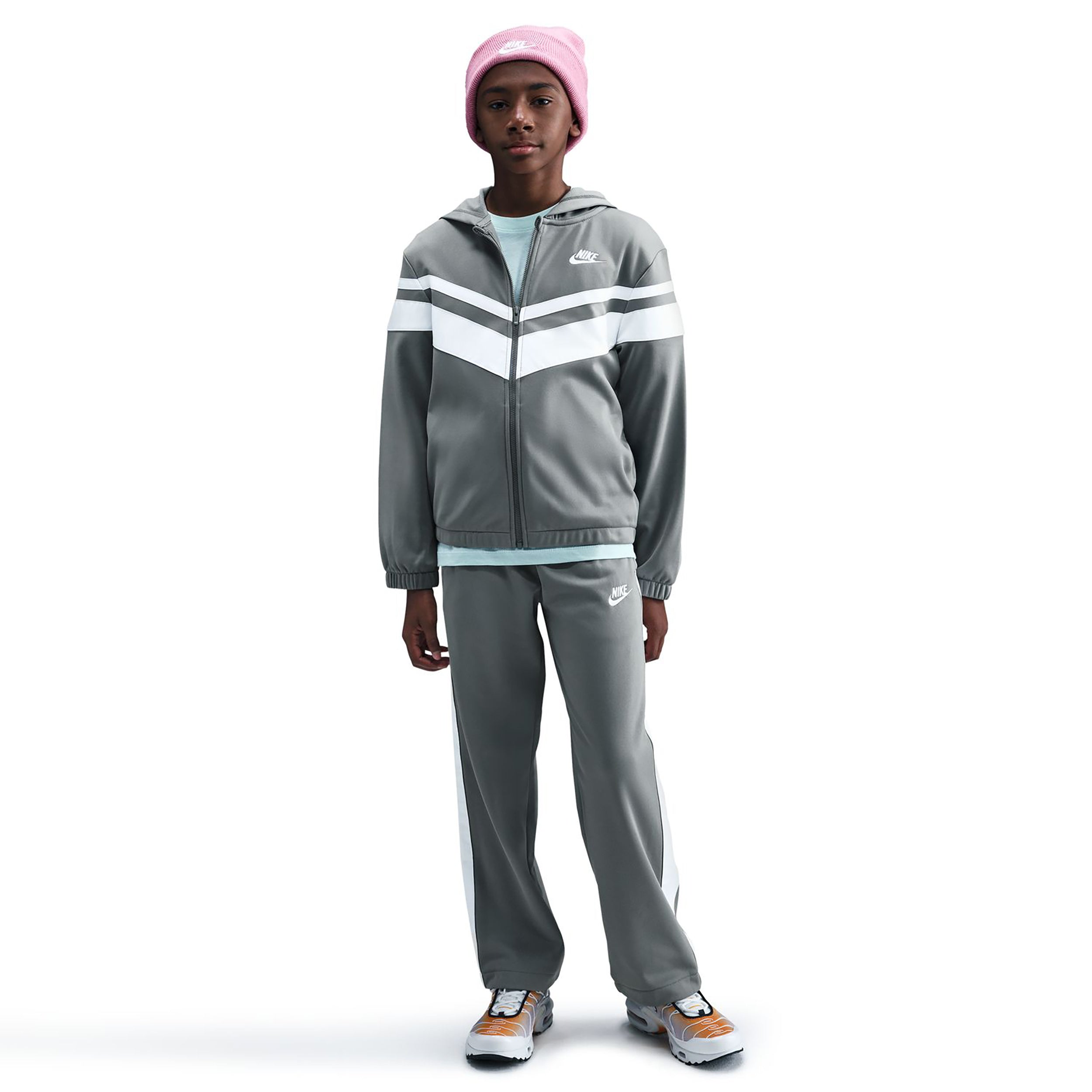 Nike Sportswear Tuta da allenamento Bambini - grigio, bianco