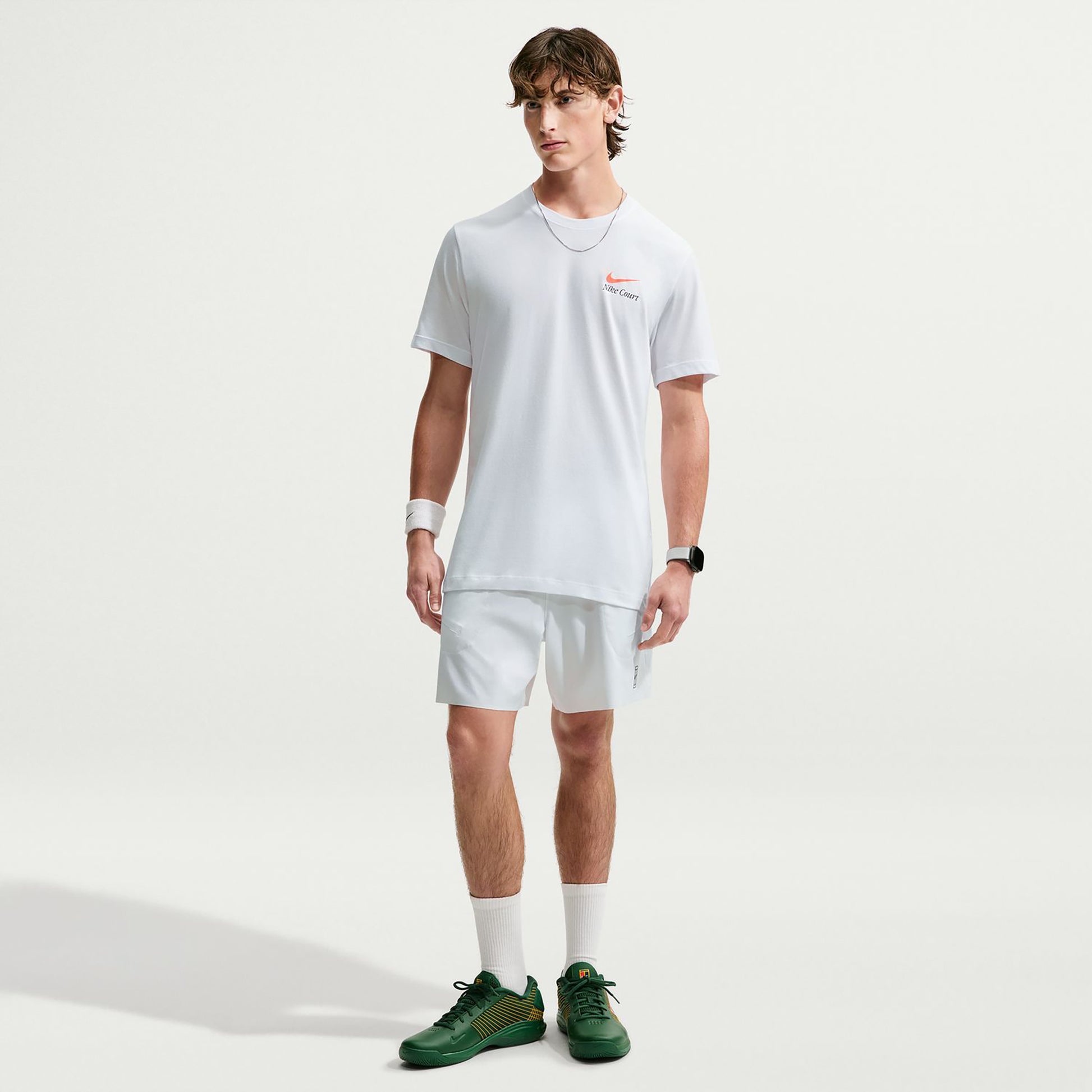 Nike Court Dri-Fit Maglietta Uomini - bianco