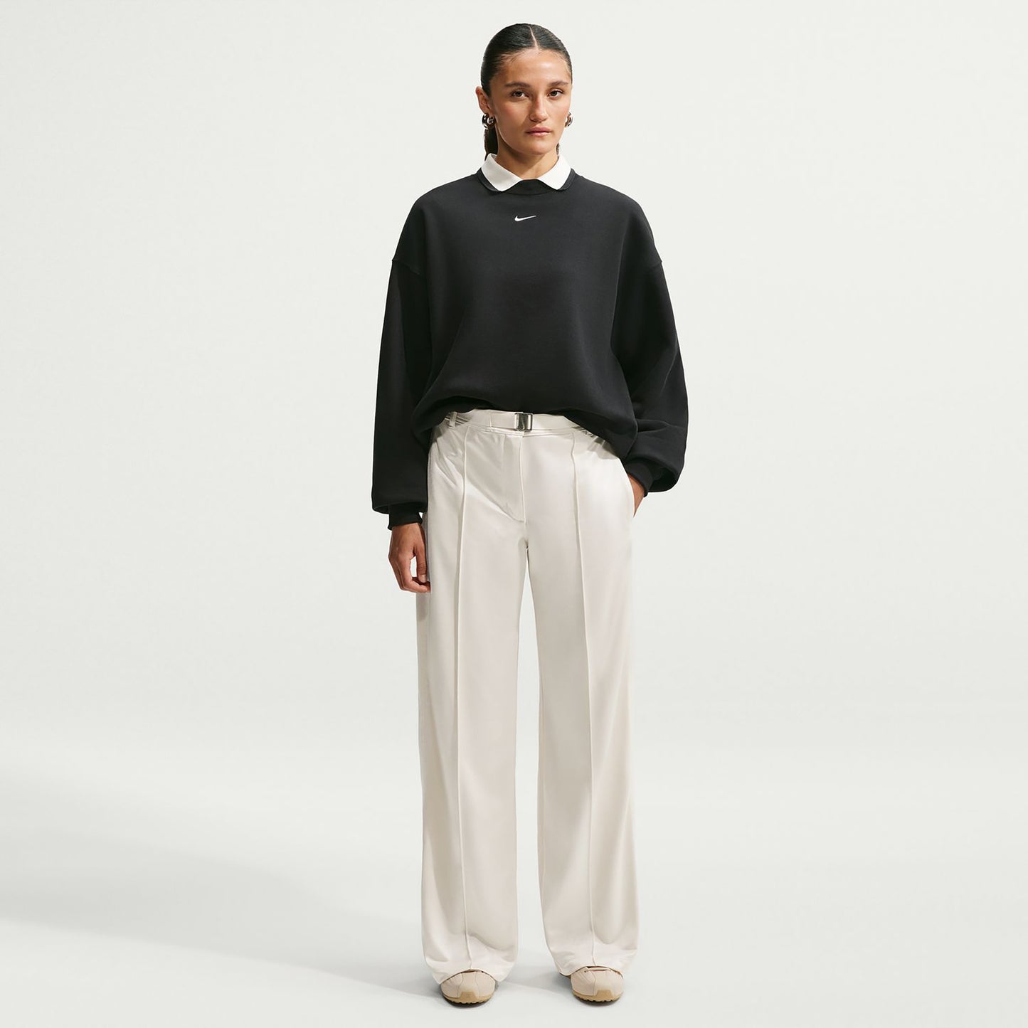Nike Studio Fleece Felpa Donna - nero