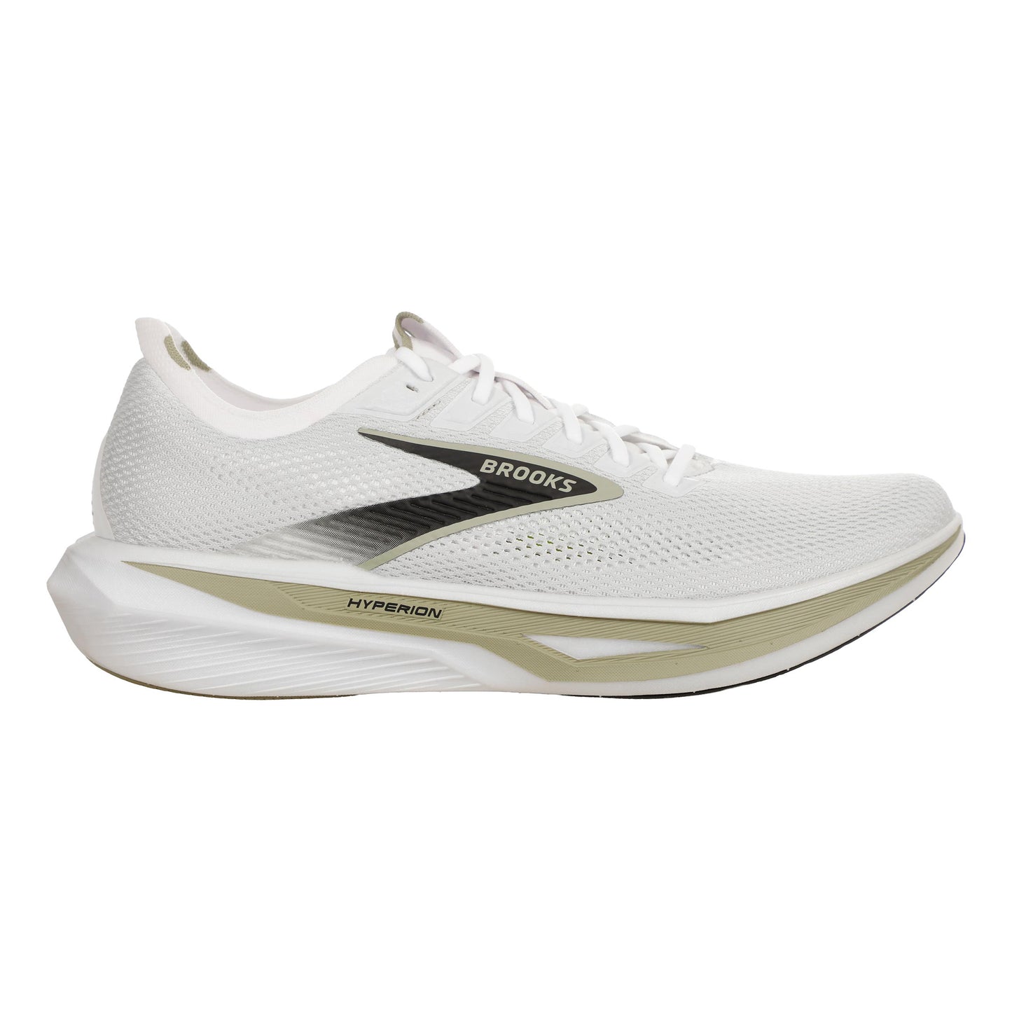 Brooks Hyperion 3 Scarpe neutrali Uomini - bianco, oliva