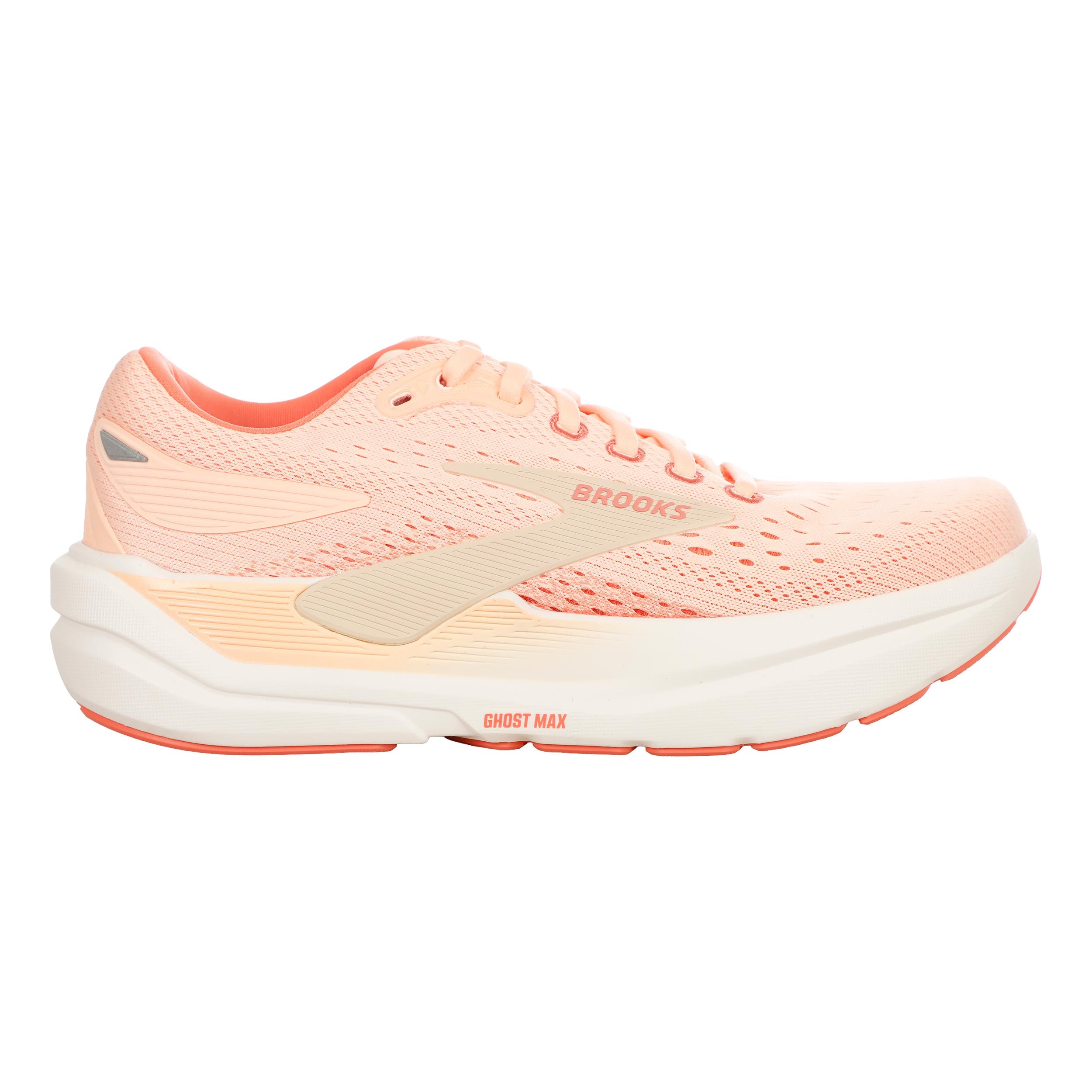 Brooks Ghost Max 3 Scarpe neutrali Donna - corallo, beige