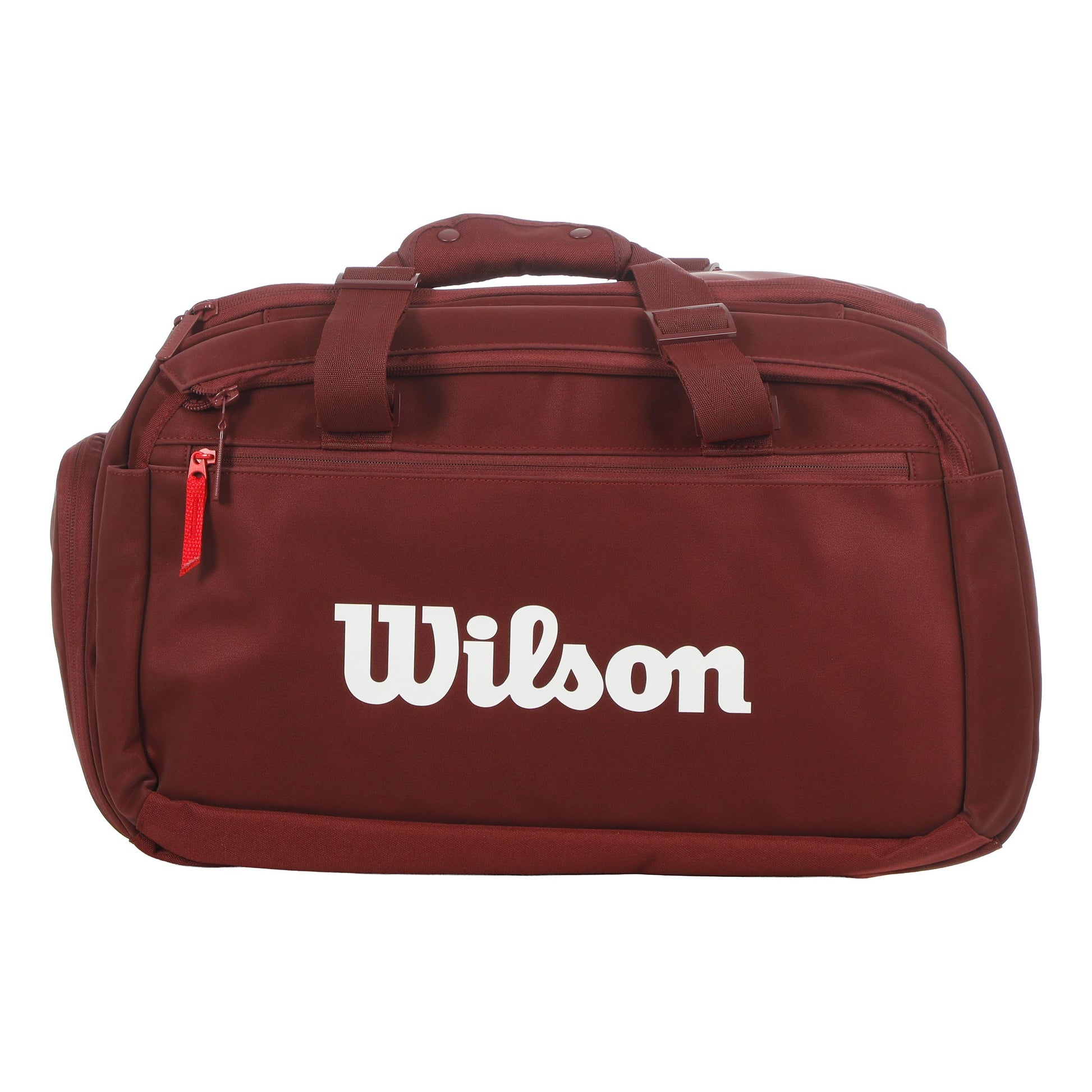 Wilson Defyer V1 Small Duffel Borsa sportiva - vino rosso