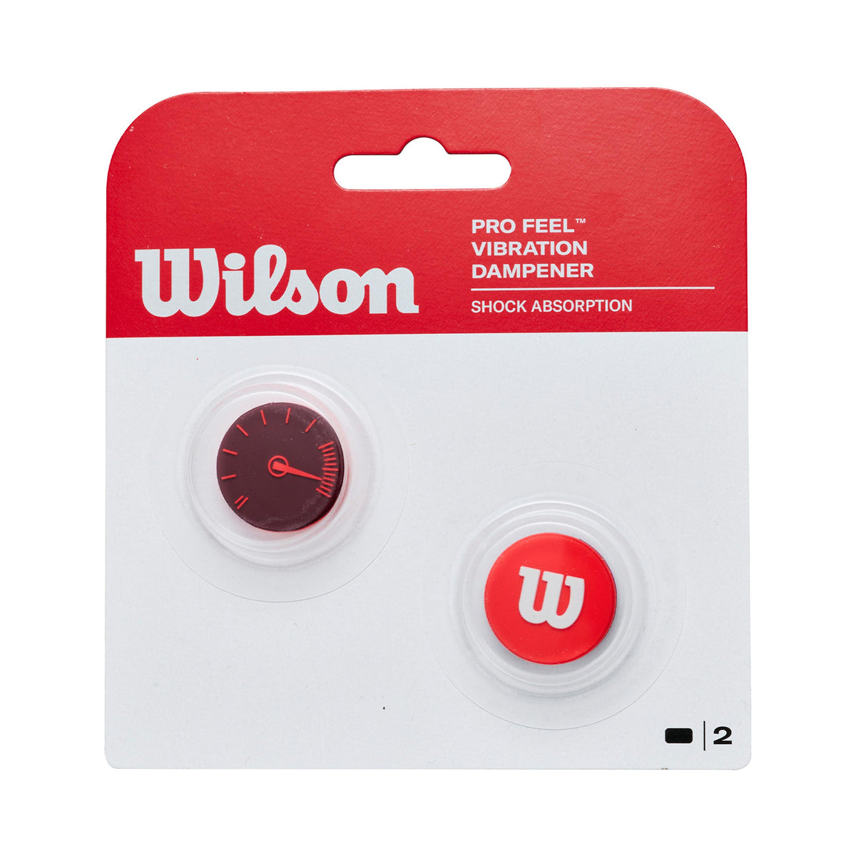 Wilson Defyer Antivibrazioni Confezione da 2 - rosso