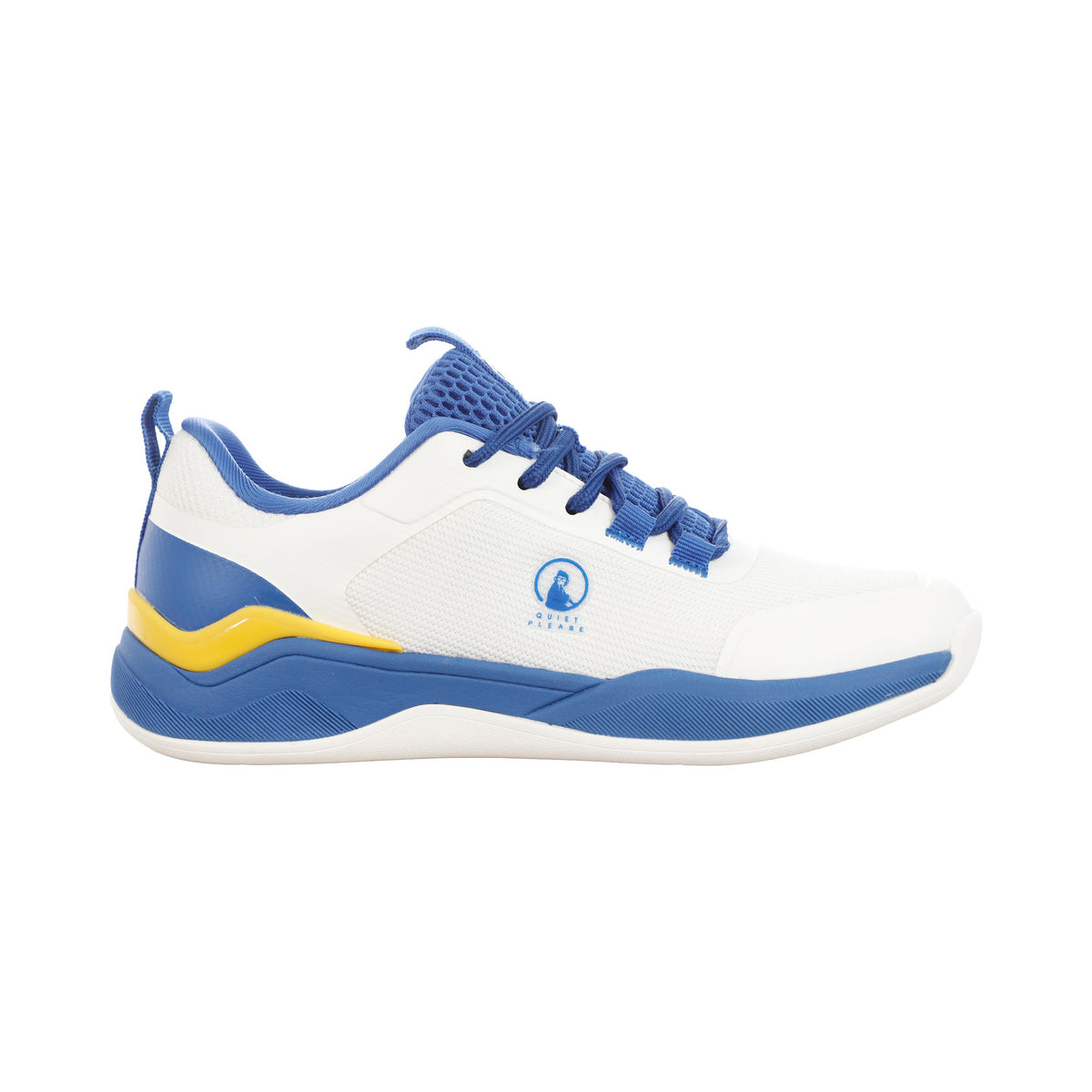 Quiet Please Carpet Champ Scarpa per tappeto Ragazzi - bianco, blu scuro