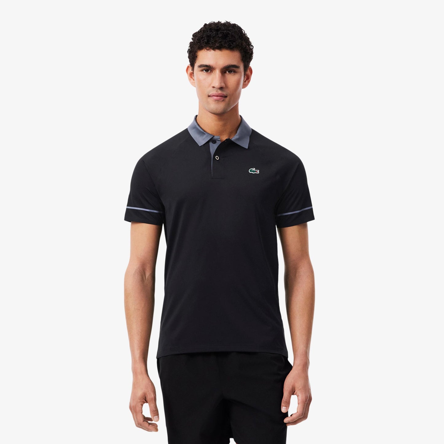 Lacoste Polo Uomini - nero, blu grigio