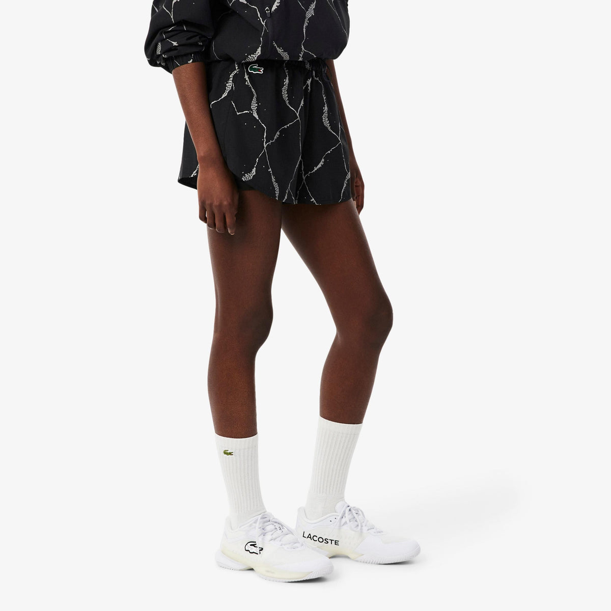 Lacoste Pantaloncini Donna - nero, bianco