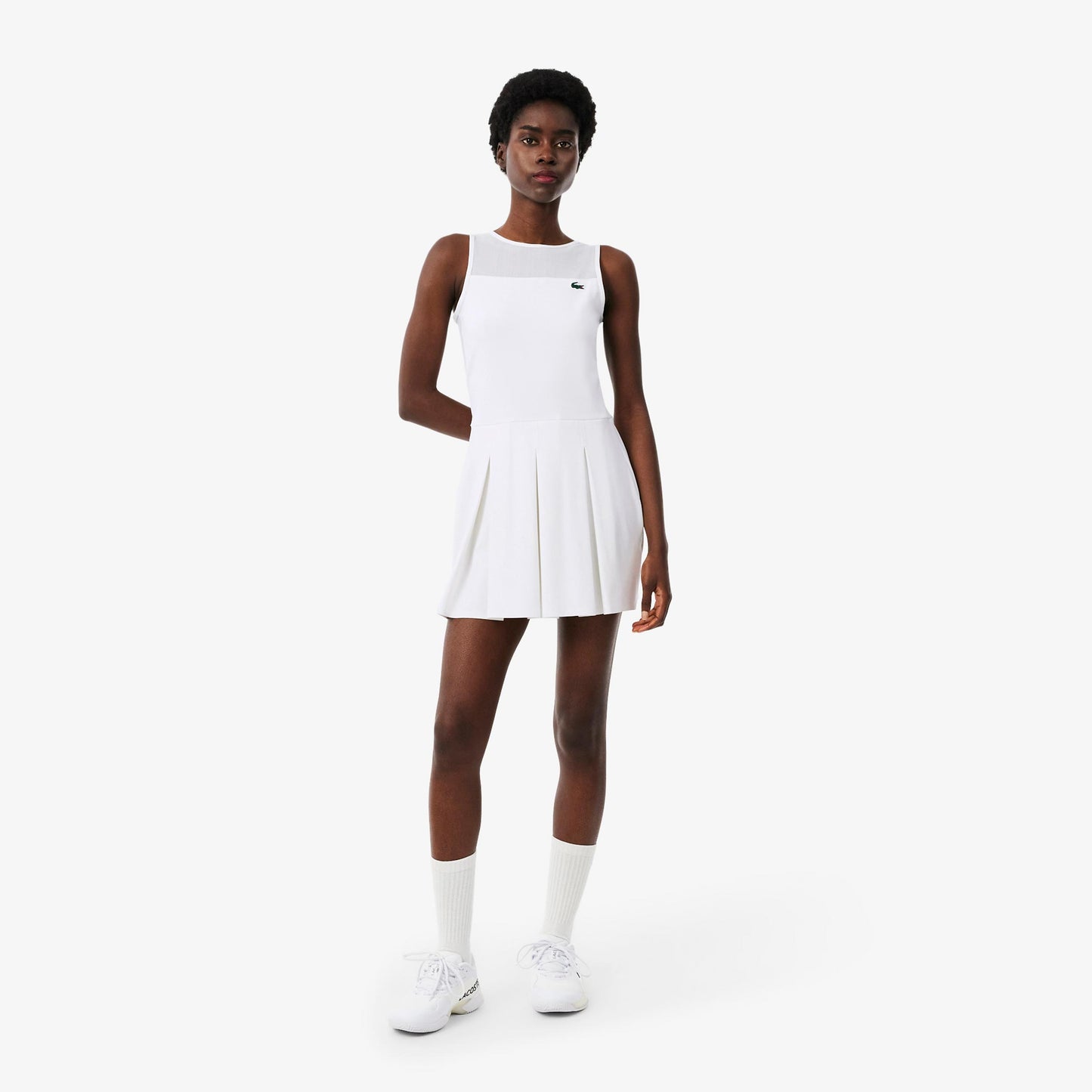 Lacoste Abito Donna - bianco