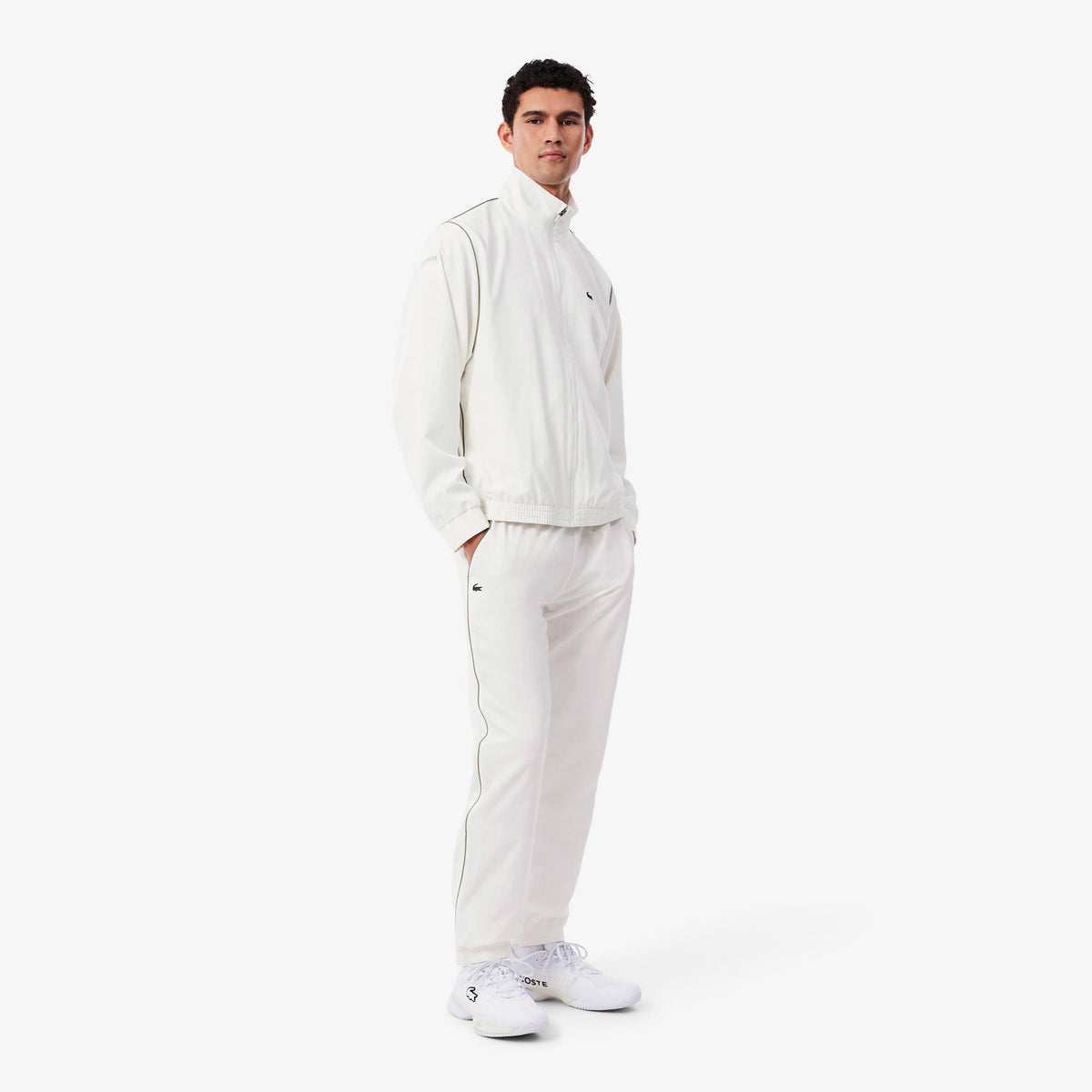 Lacoste Tuta da allenamento Uomini - bianco