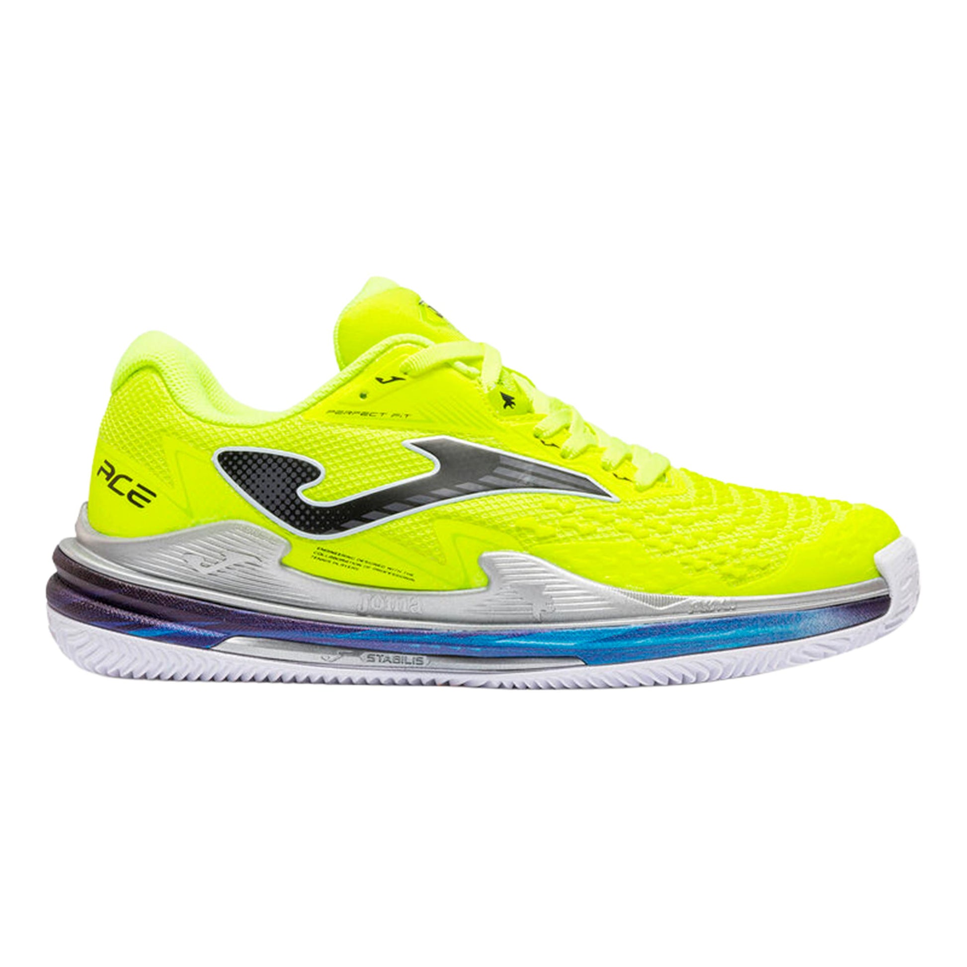 Joma Ace Scarpa per terra rossa Uomini - giallo neon, argento
