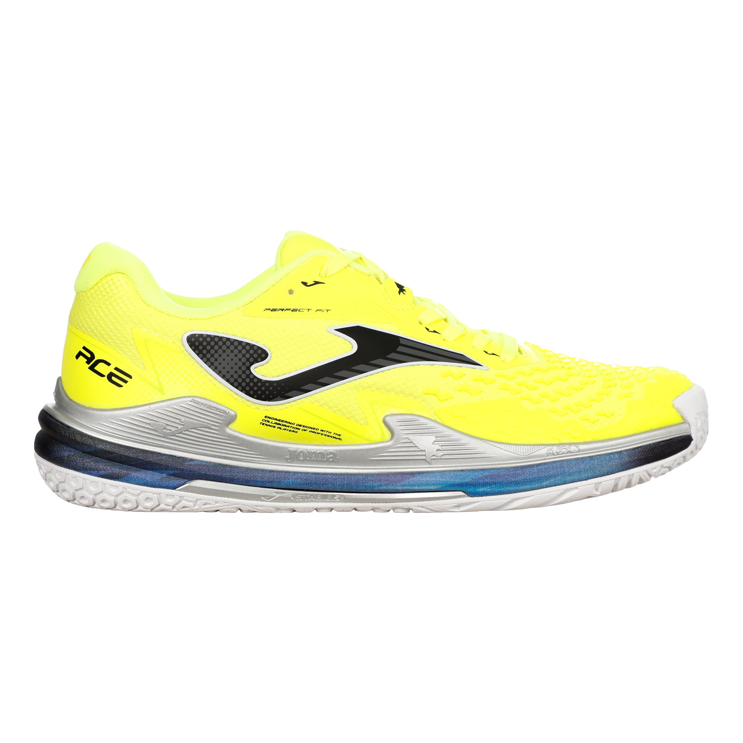 Joma Ace Scarpa per tutte le superfici Uomini - giallo neon, argento