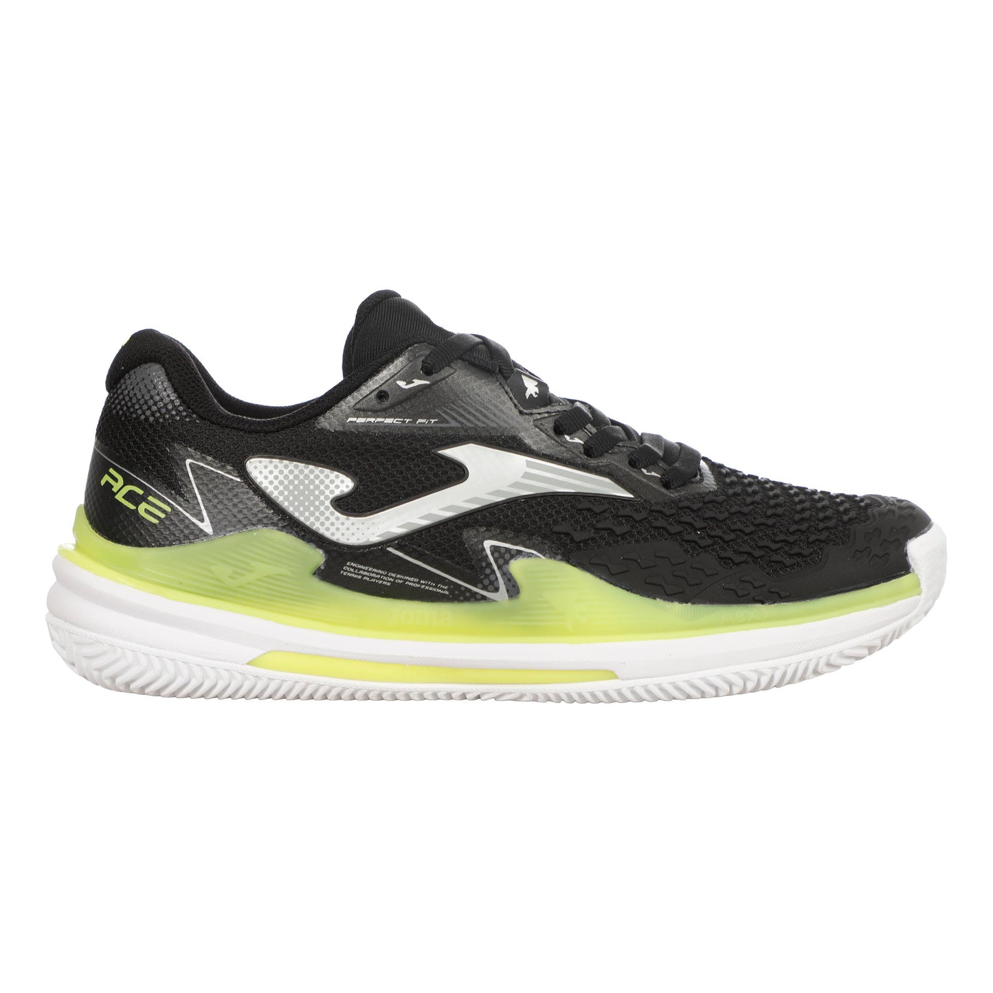 Joma Ace Scarpa per terra rossa Donna - nero, lime