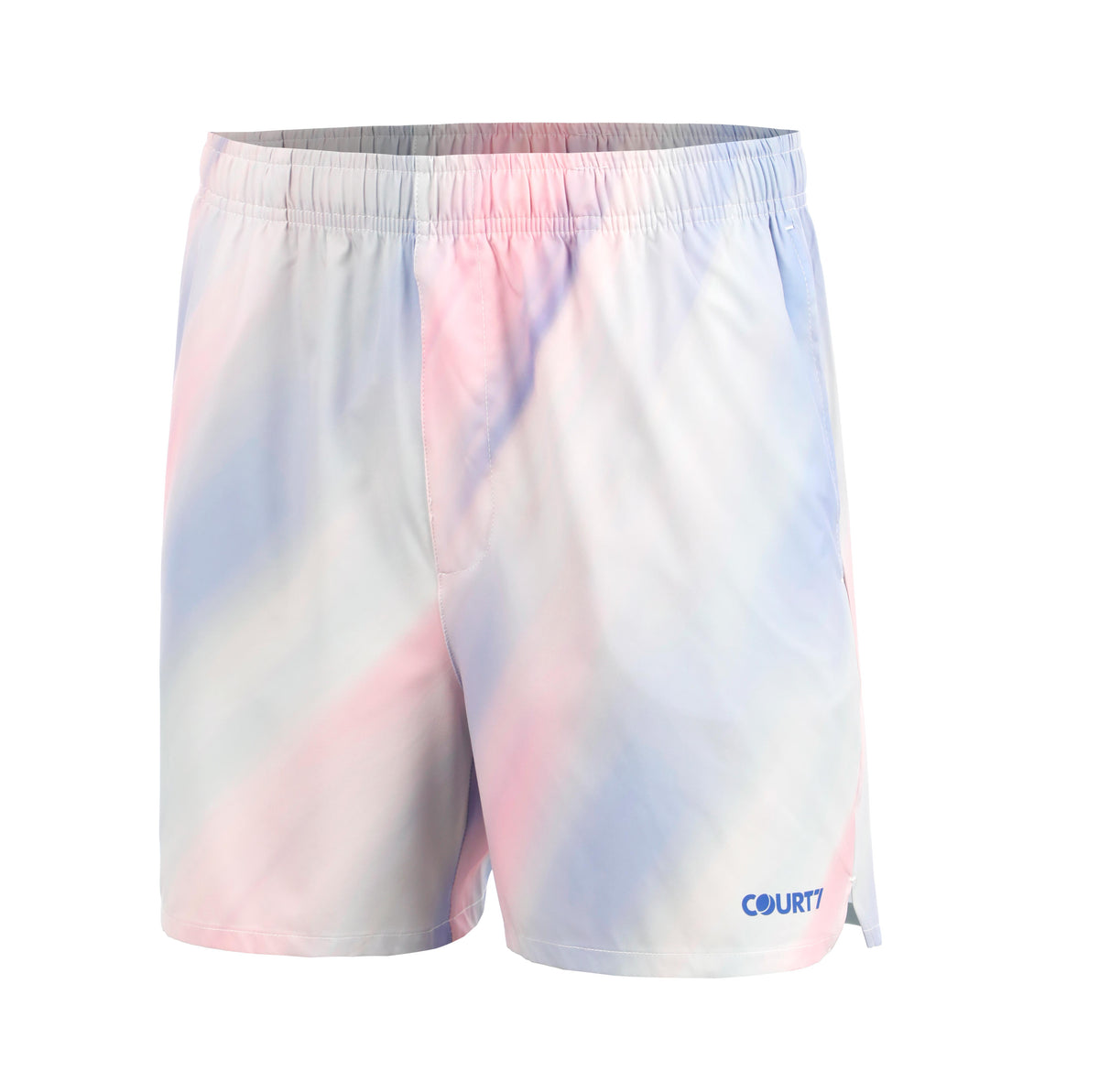 COURT7 Dual Pocket 5in Pantaloncini Uomini - blu chiaro, multicolore