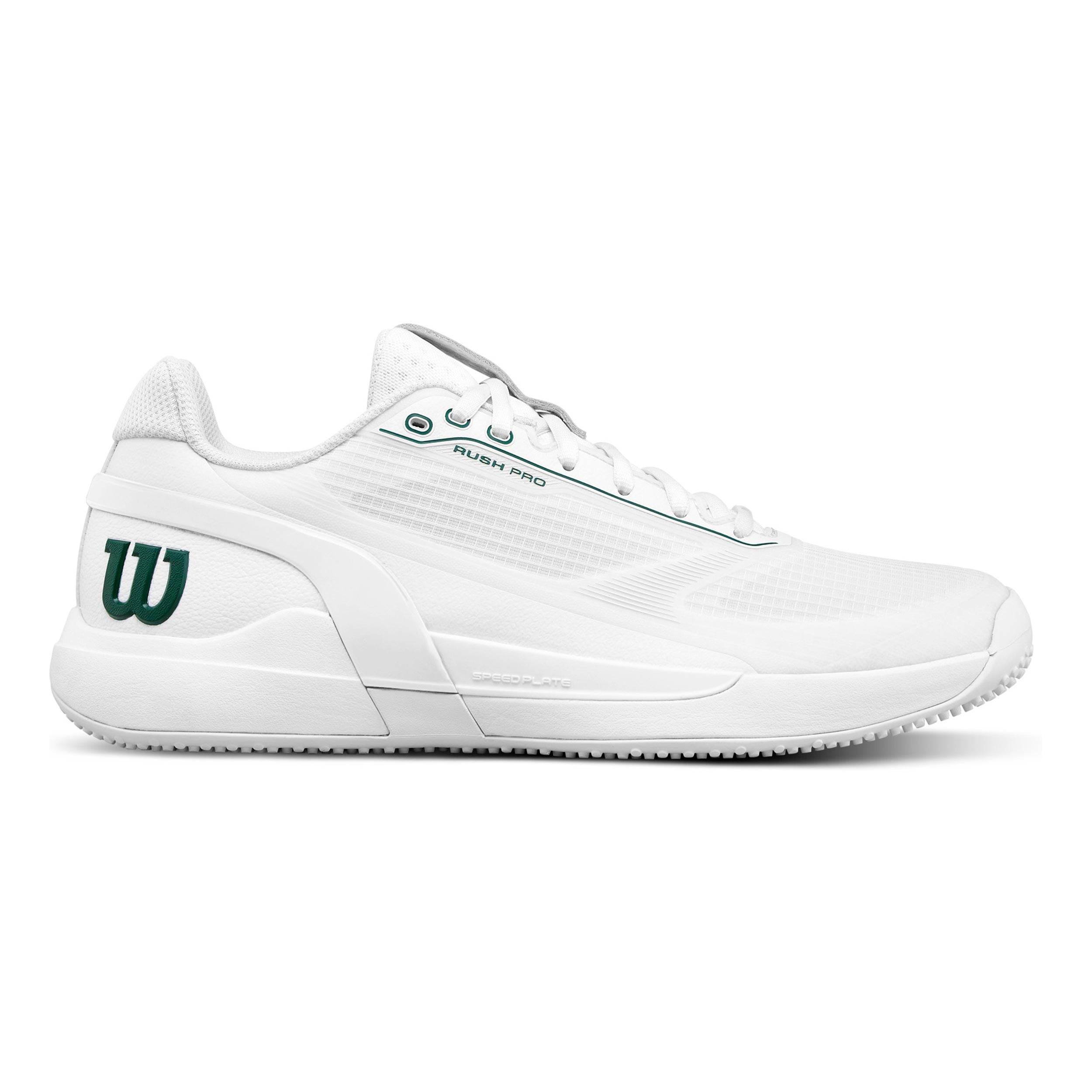 Wilson Rush Pro 5 Scarpa da erba Uomini - bianco, verde