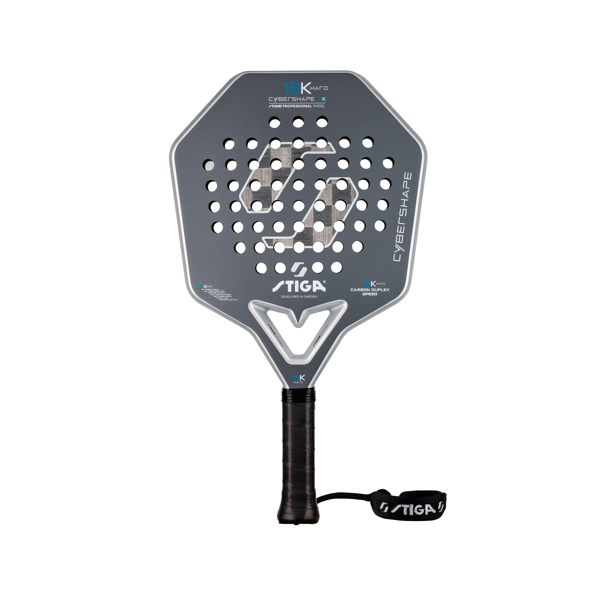 Stiga 18K Hard 2 Cybershape Racchette da padel Racchette test