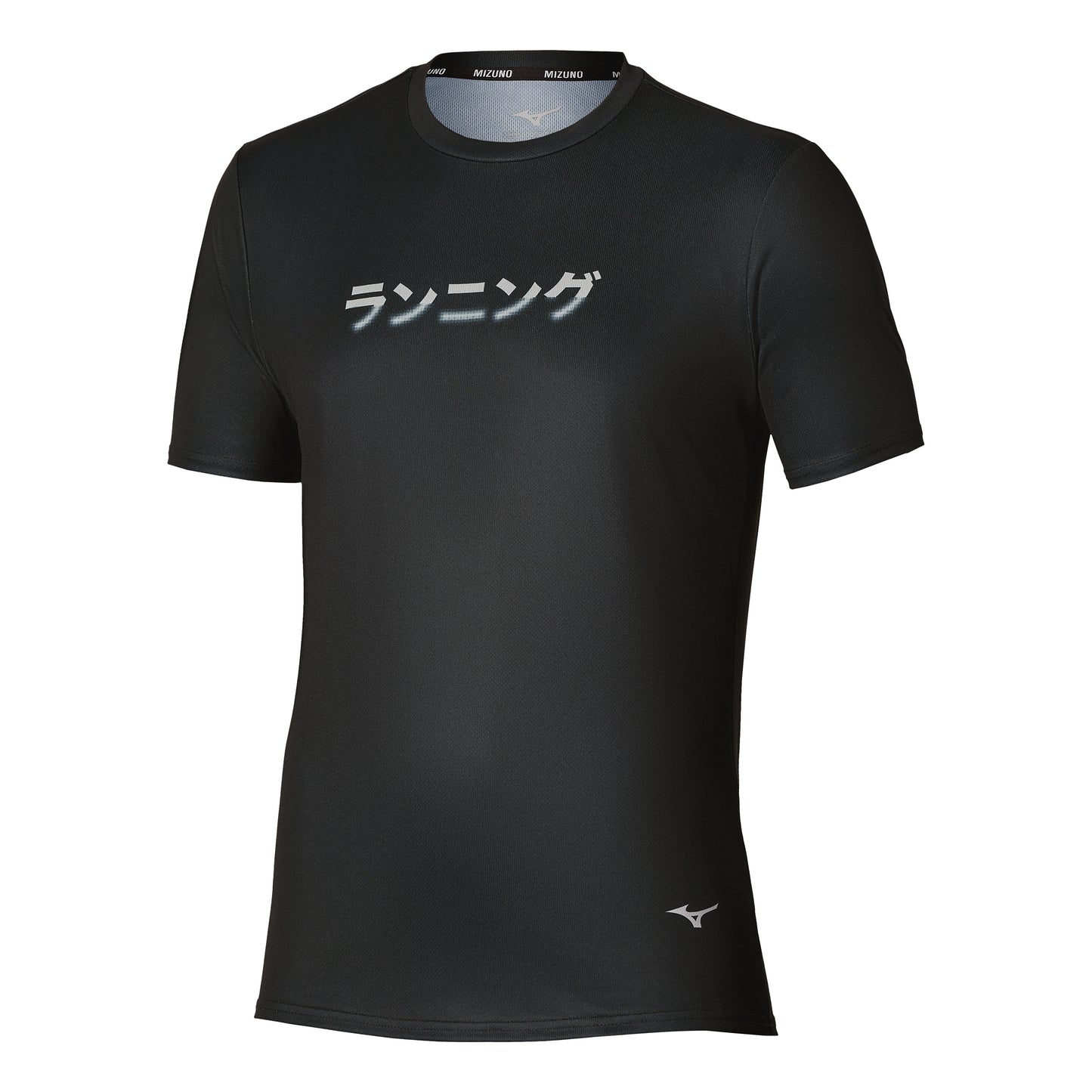 Mizuno Core Graphic Camicia da corsa Uomini - nero