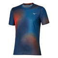 Core Graphic Camicia da corsa Uomini - arancione, blu