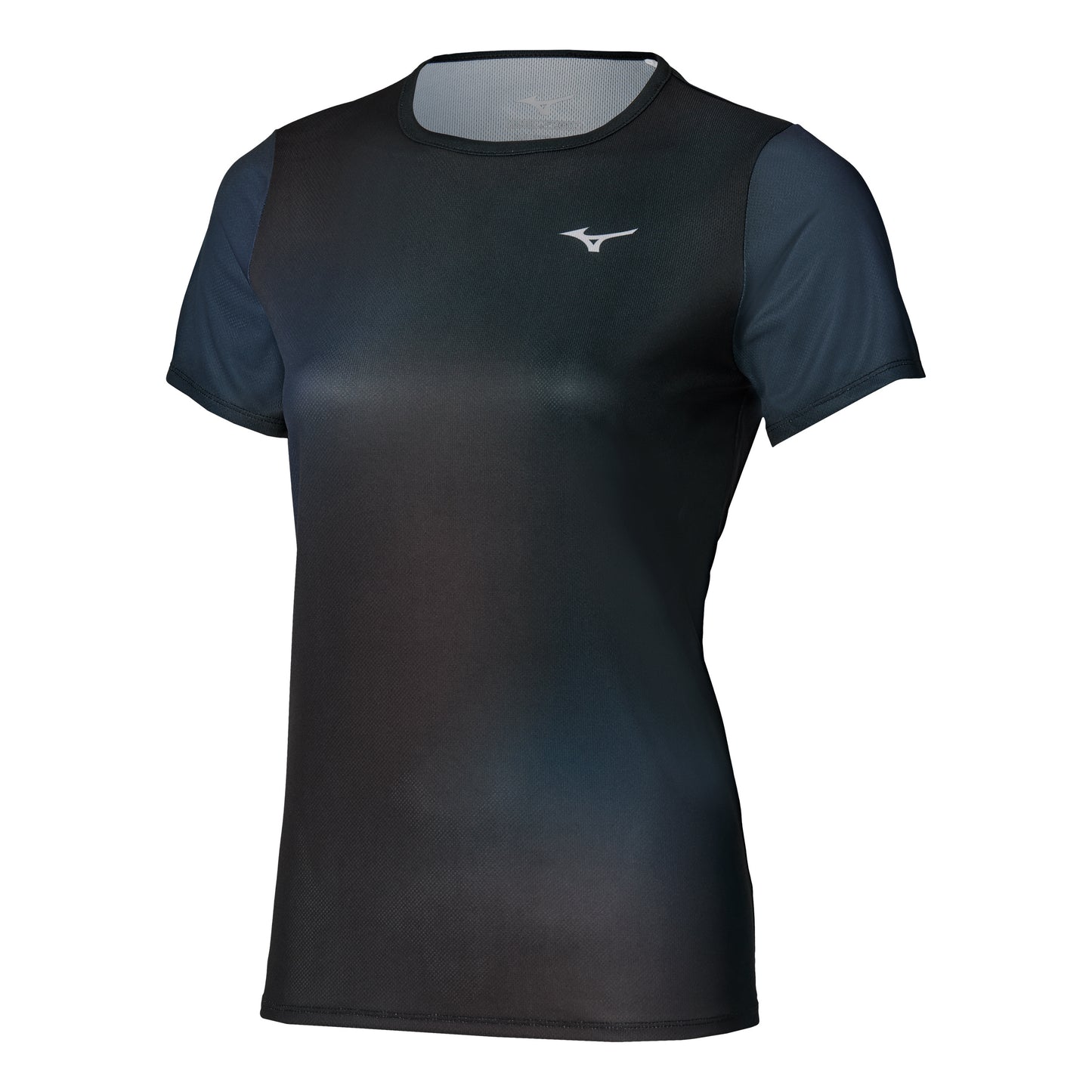 Mizuno Core Graphic Camicia da corsa Donna - nero, blu