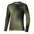 Core Graphic Camicia da corsa Uomini - verde scuro, oliva