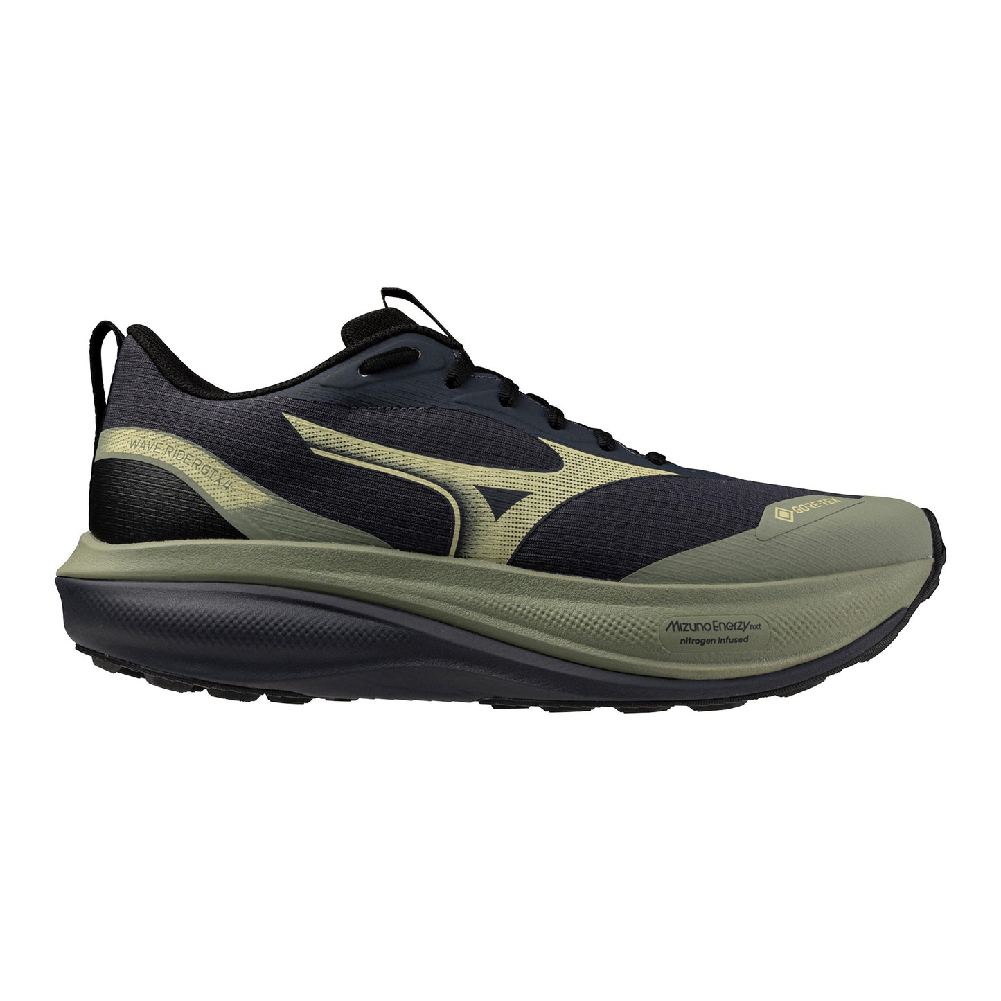 Mizuno Wave Rider GTX 4  Scarpa da trail Uomini - salvia, blu scuro