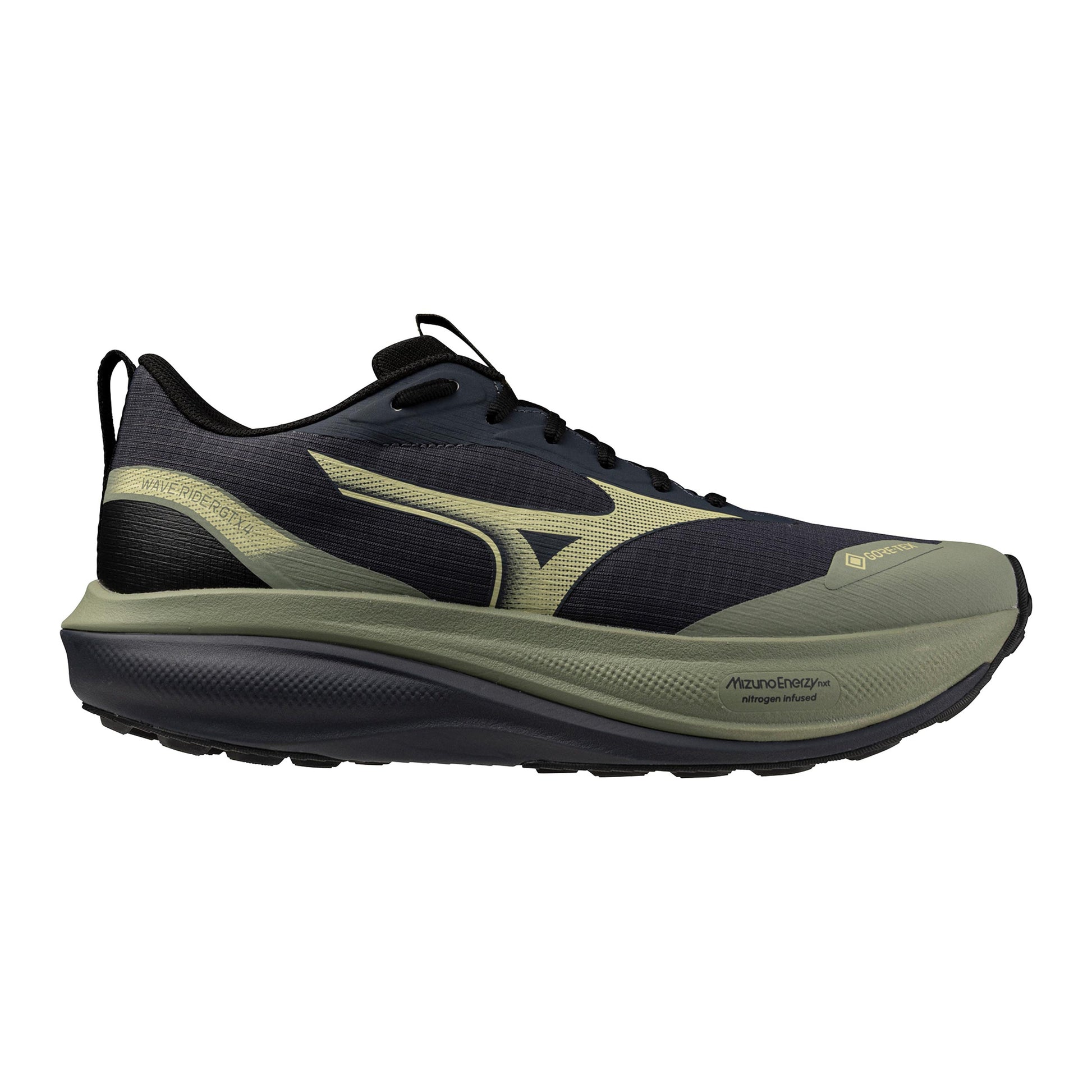 Mizuno Wave Rider GTX 4  Scarpa da trail Uomini - salvia, blu scuro