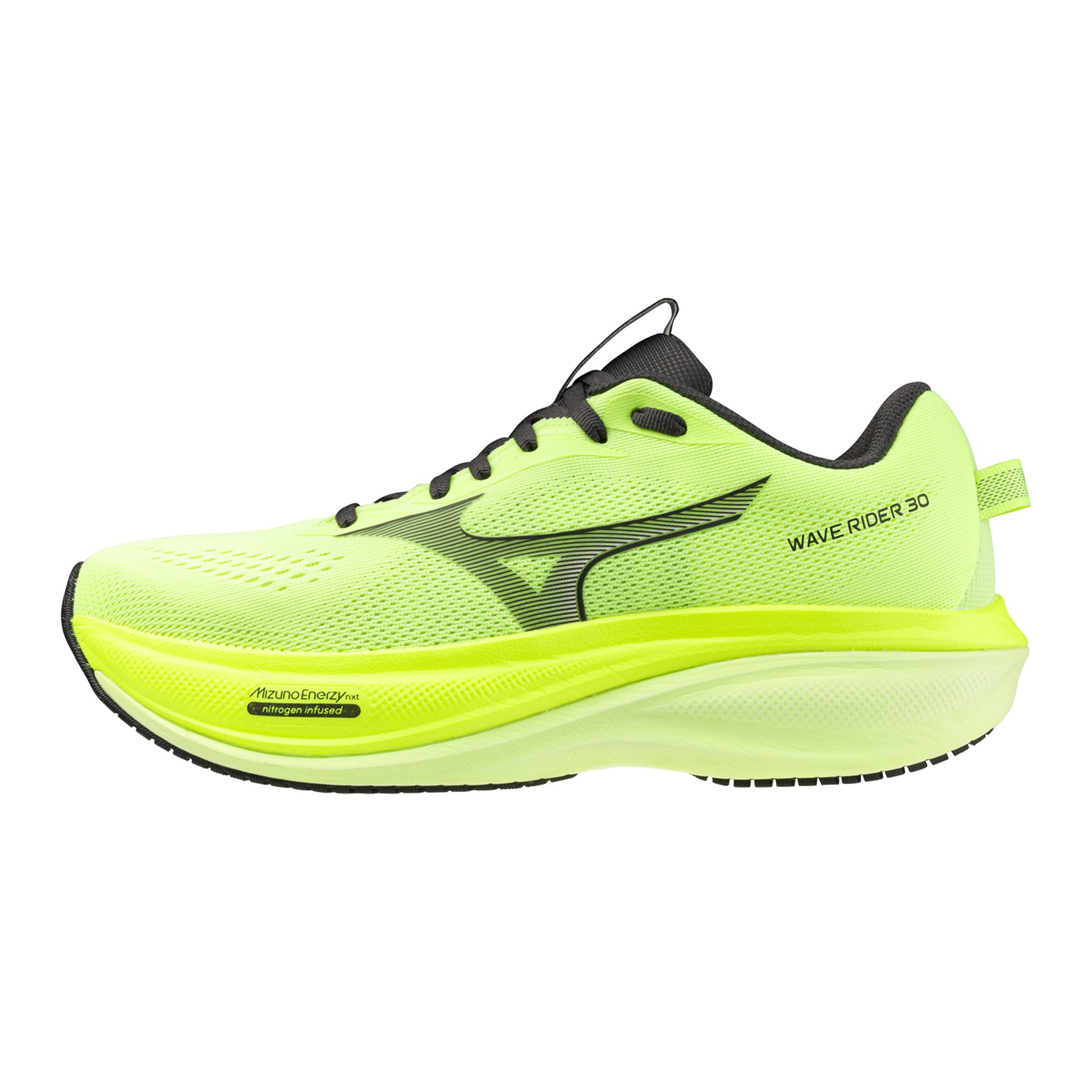 Mizuno Wave Rider 30  Scarpe neutrali Uomini - giallo neon, nero