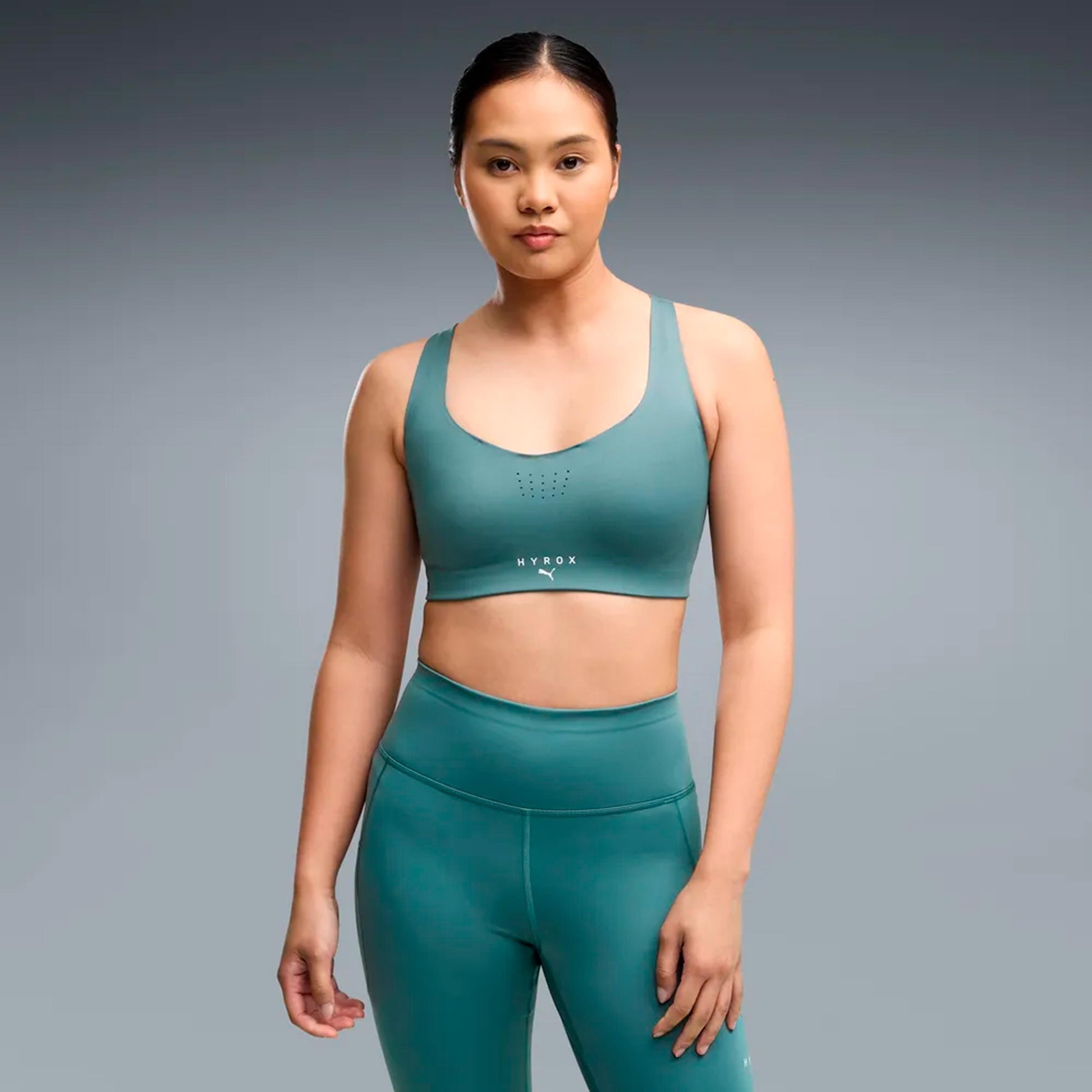 Puma HYROX PWRMODE  Reggiseni sportivi Donna - verde