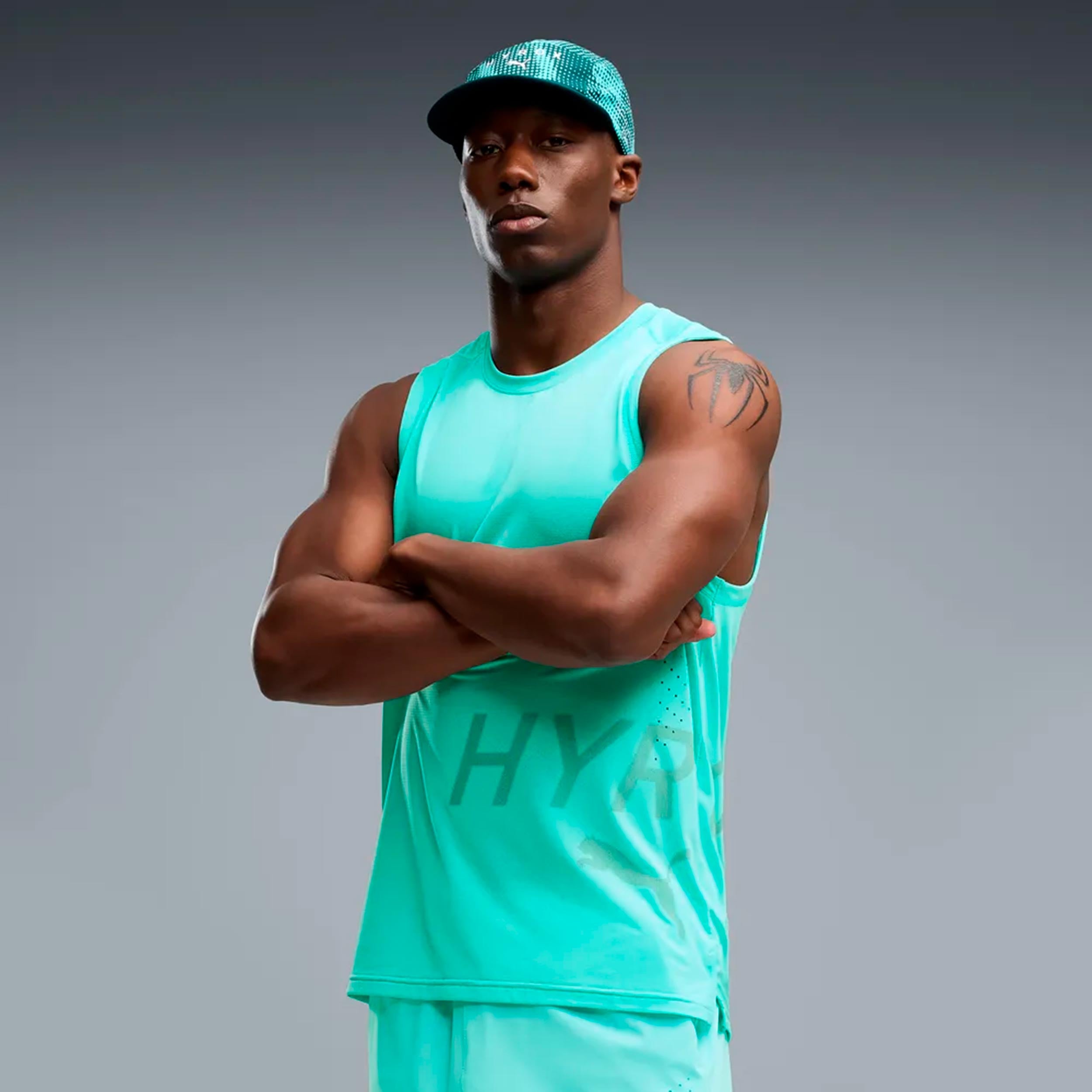 Puma HYROX PWRMODE Training  Camicia da corsa Uomini - menta