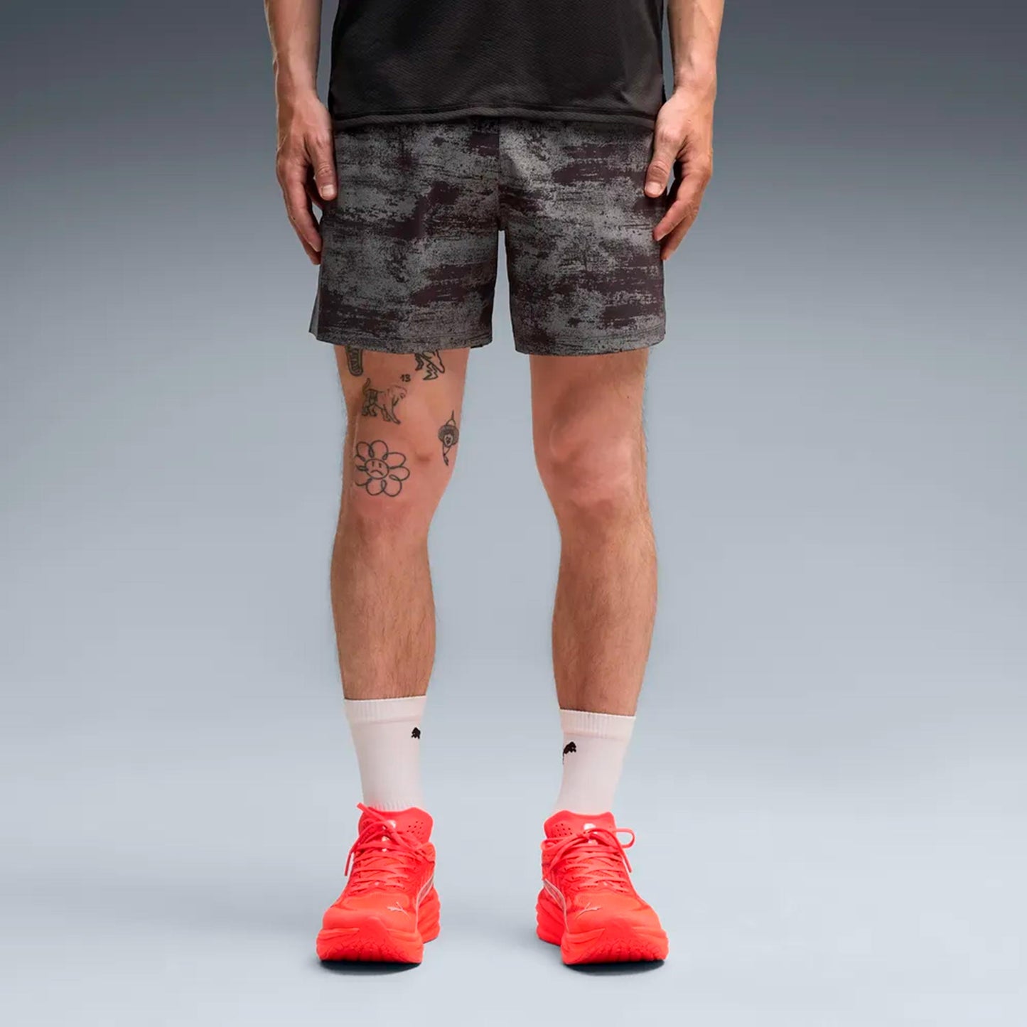 Puma Dreamrun Brightstride AOP 5in  Pantaloncini da corsa Uomini - nero