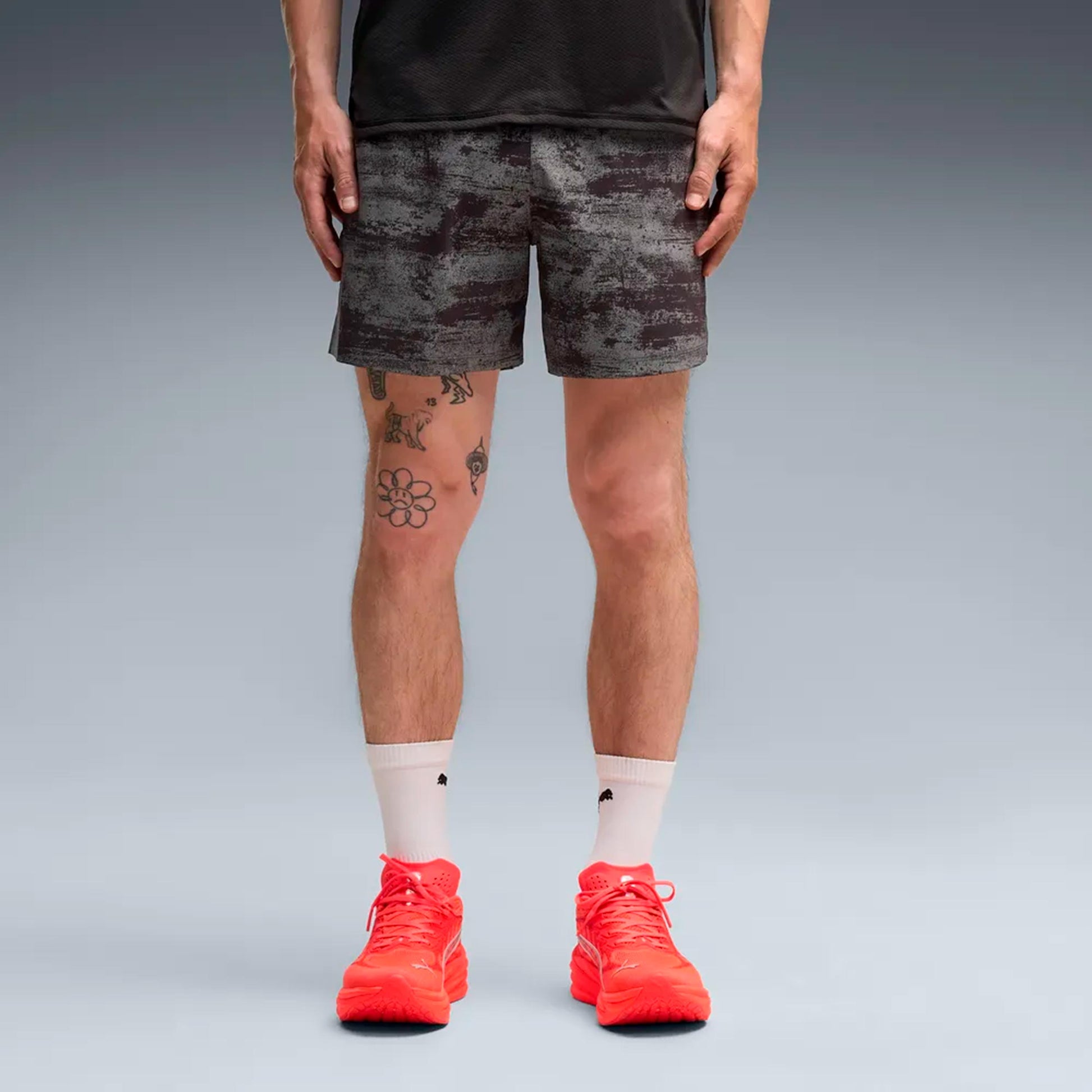 Puma Dreamrun Brightstride AOP 5in  Pantaloncini da corsa Uomini - nero