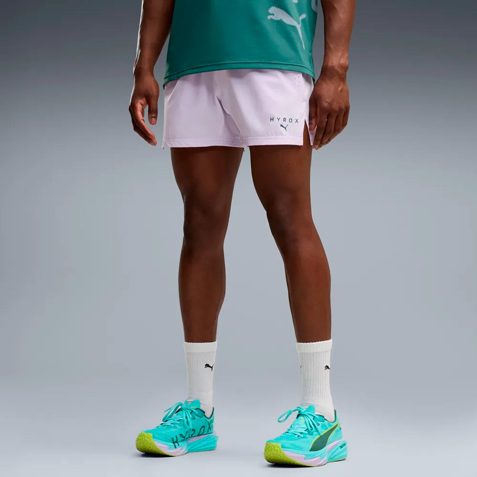 Puma HYROX PWRMODE 5in  Pantaloncini da corsa Uomini - lilla
