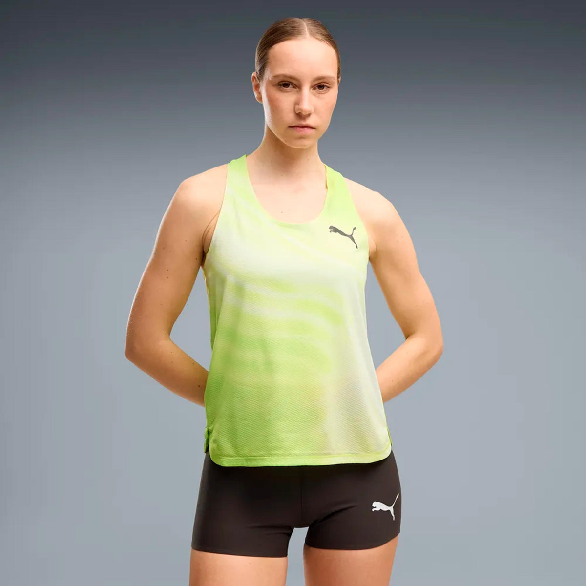 Puma Lightspeed Graphic  Camicia da corsa Donna - lime