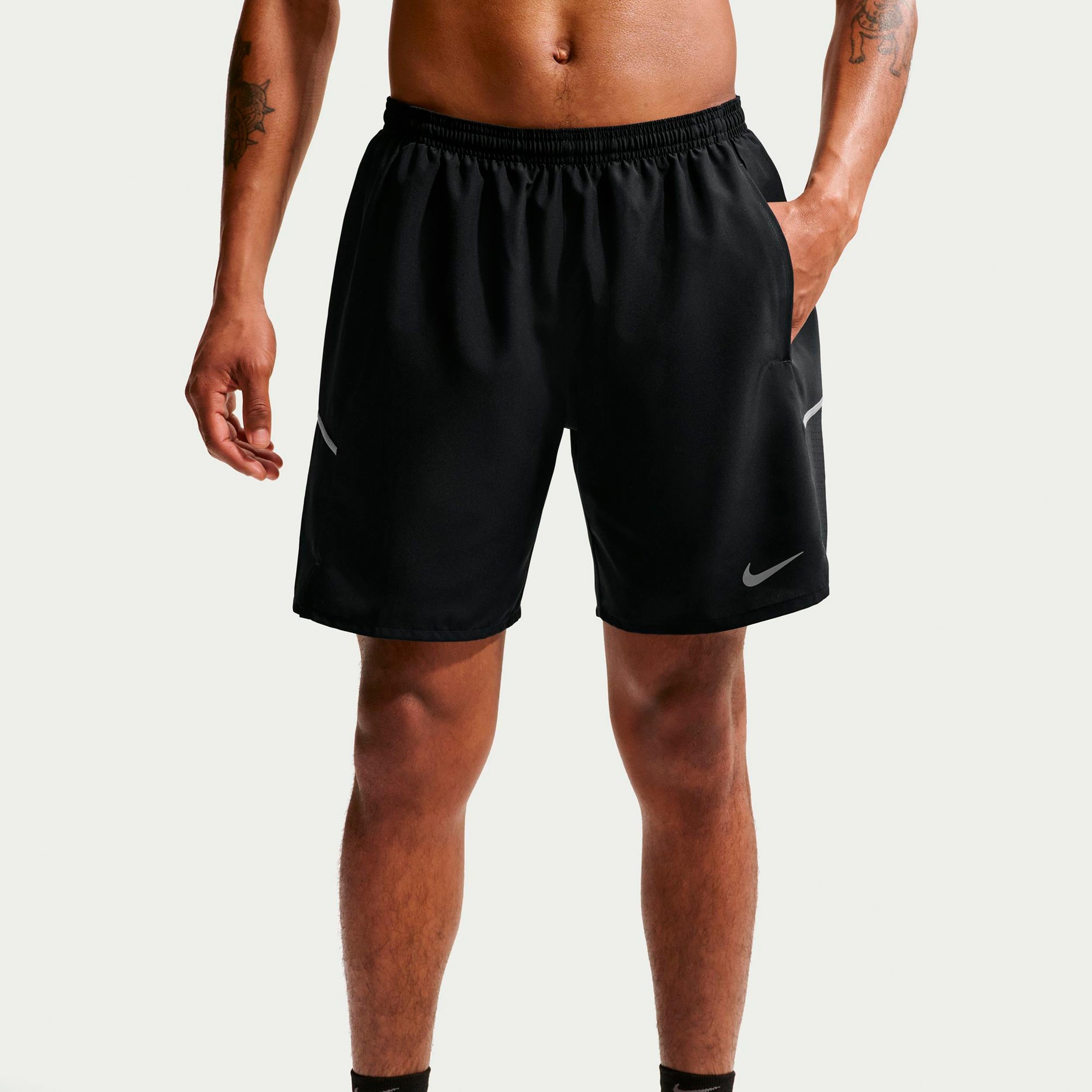 Nike Miler 7in  Pantaloncini da corsa Uomini - nero, argento