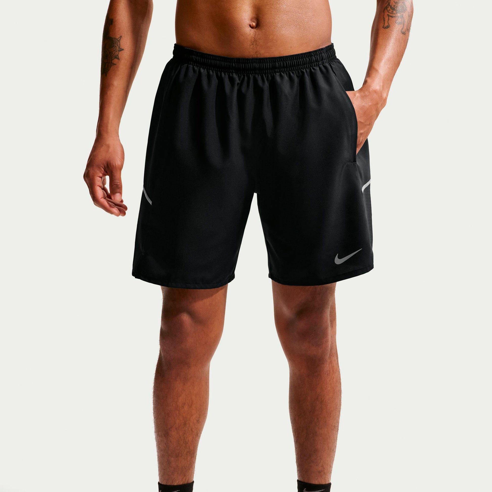 Nike Miler 7in  Pantaloncini da corsa Uomini - nero, argento