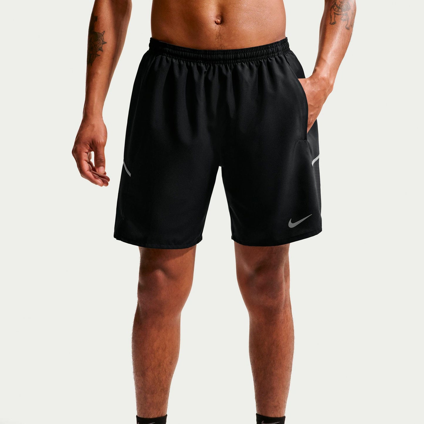 Nike Miler 7in  Pantaloncini da corsa Uomini - nero, argento