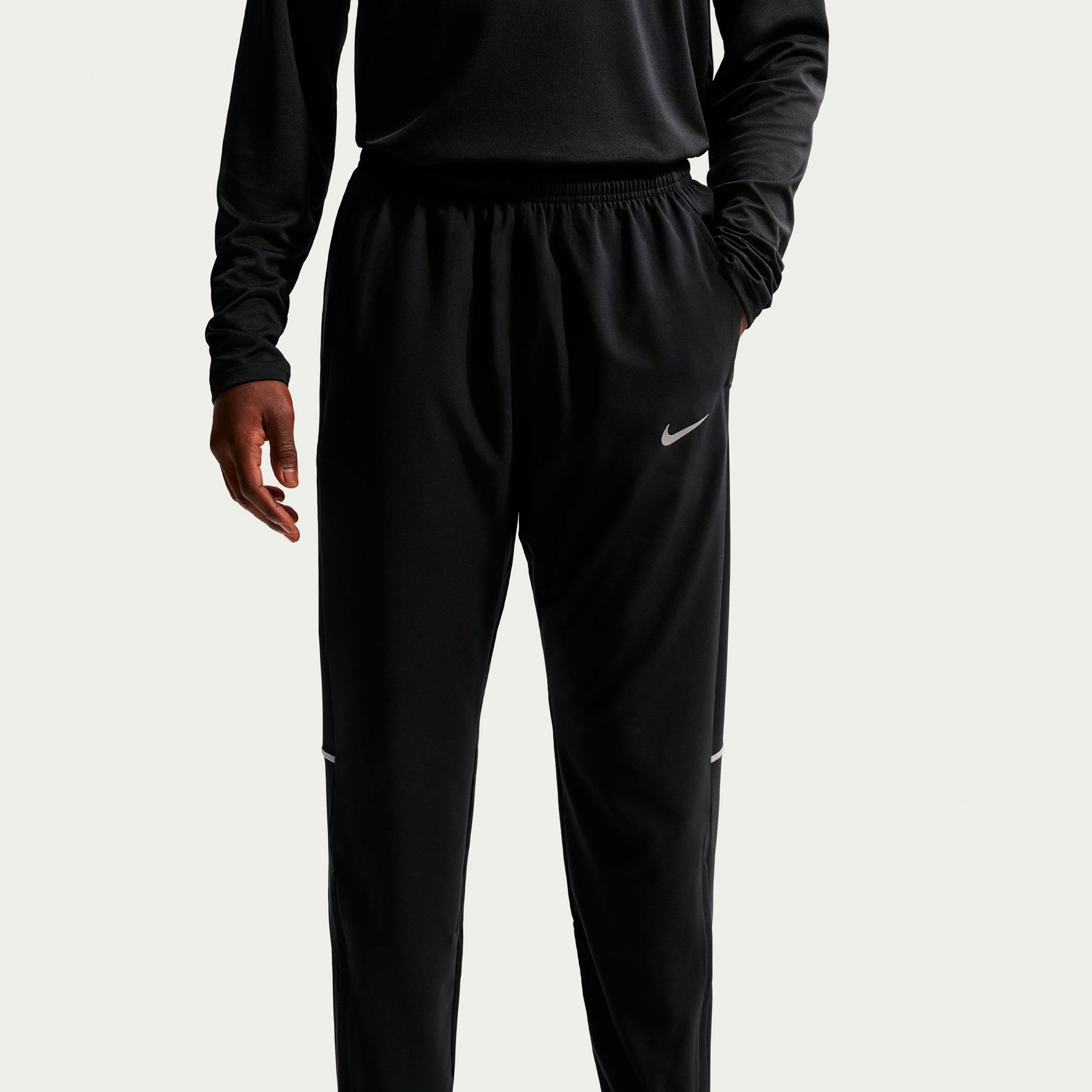 Nike Miler Pant Pantalone da corsa Uomini - nero, argento