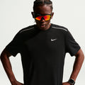 Miler  Camicia da corsa Uomini - nero, argento