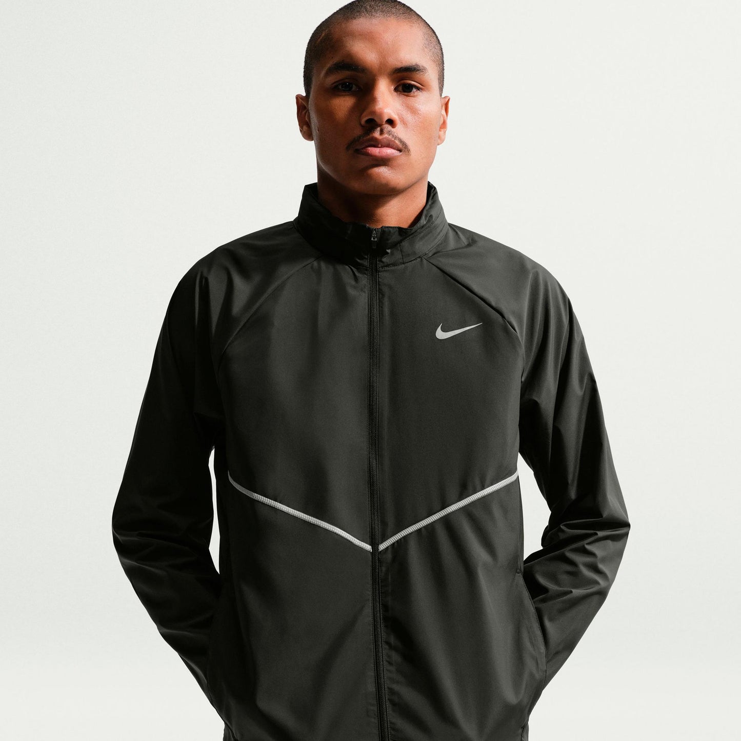 Nike Miler  Giacca da corsa Uomini - nero, nero