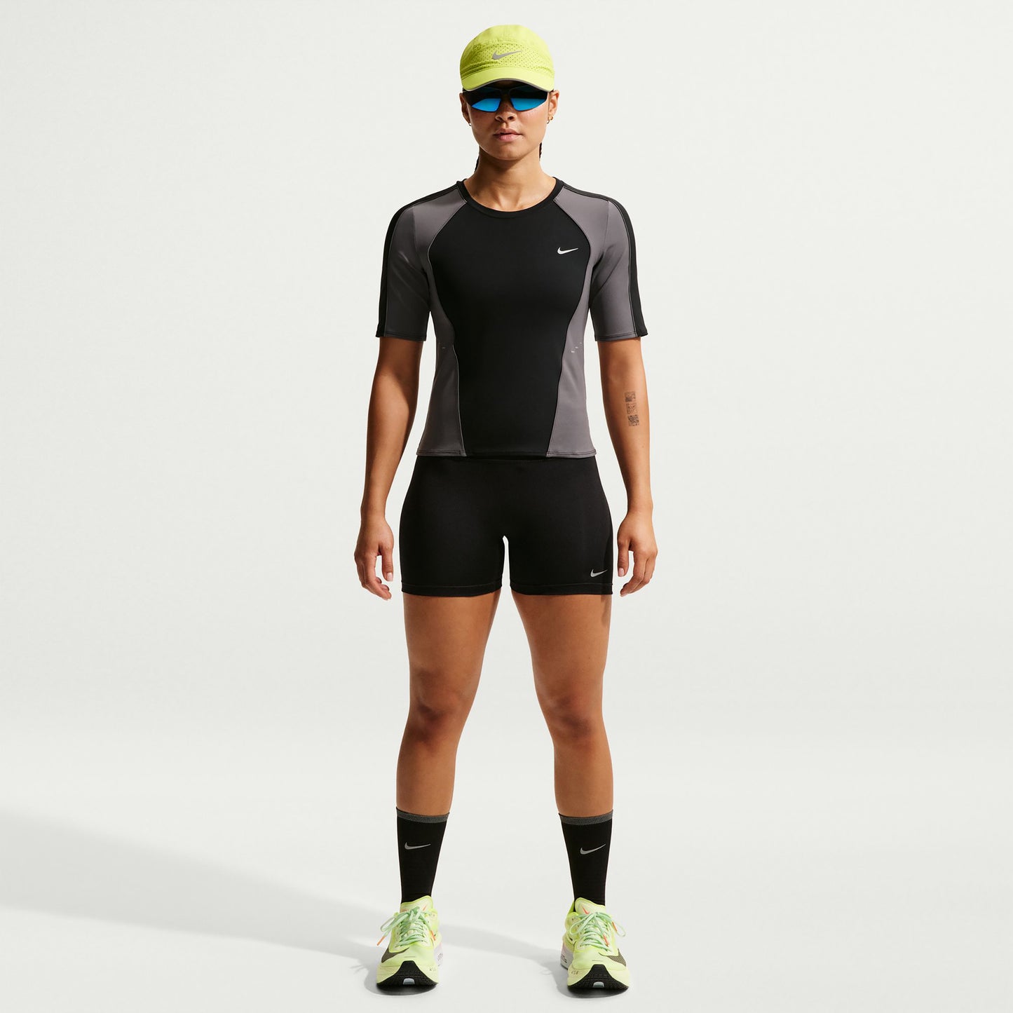 Nike Tempo   Calzamaglia da corsa Donna - nero, argento