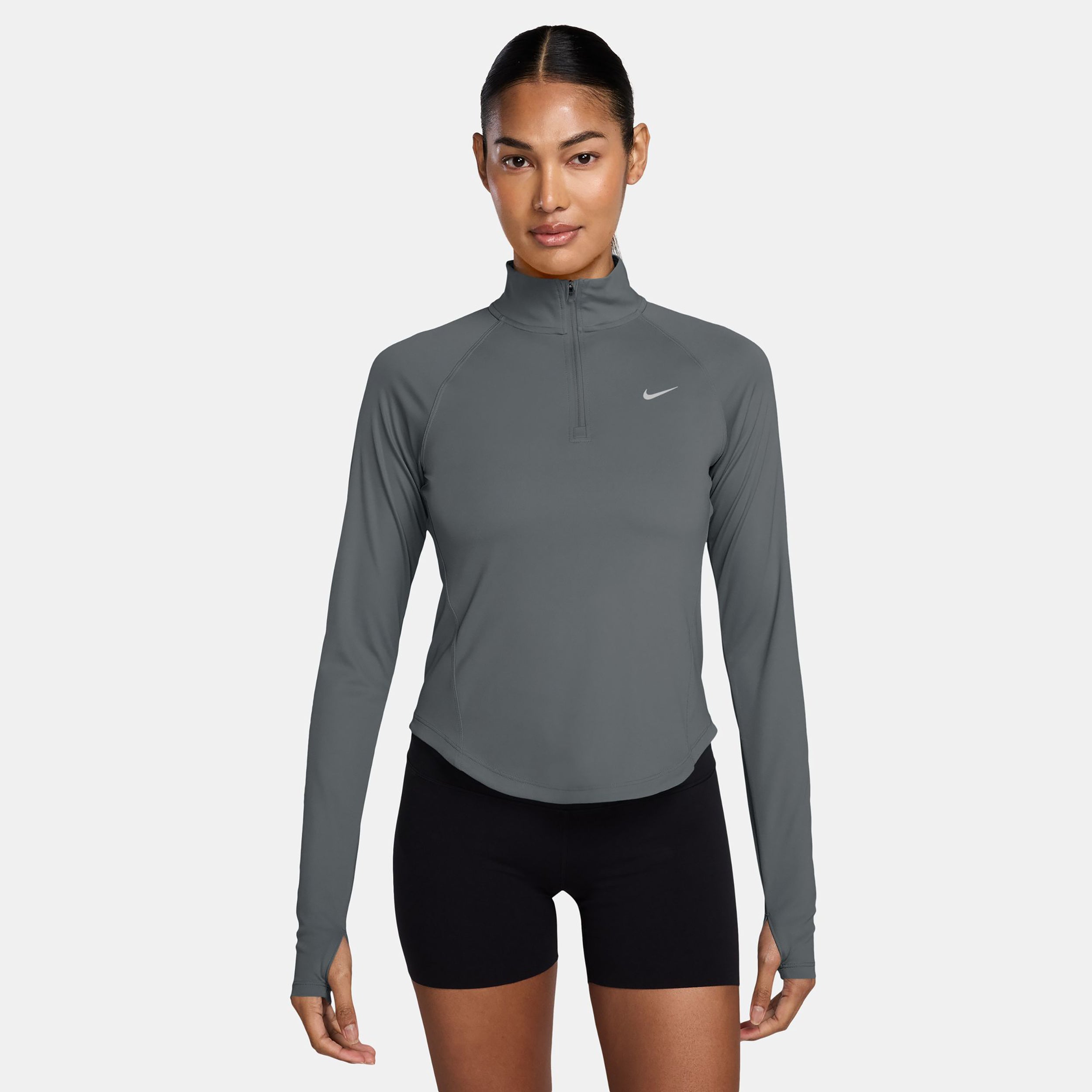 Nike Tempo  Camicia da corsa Donna - grigio, argento