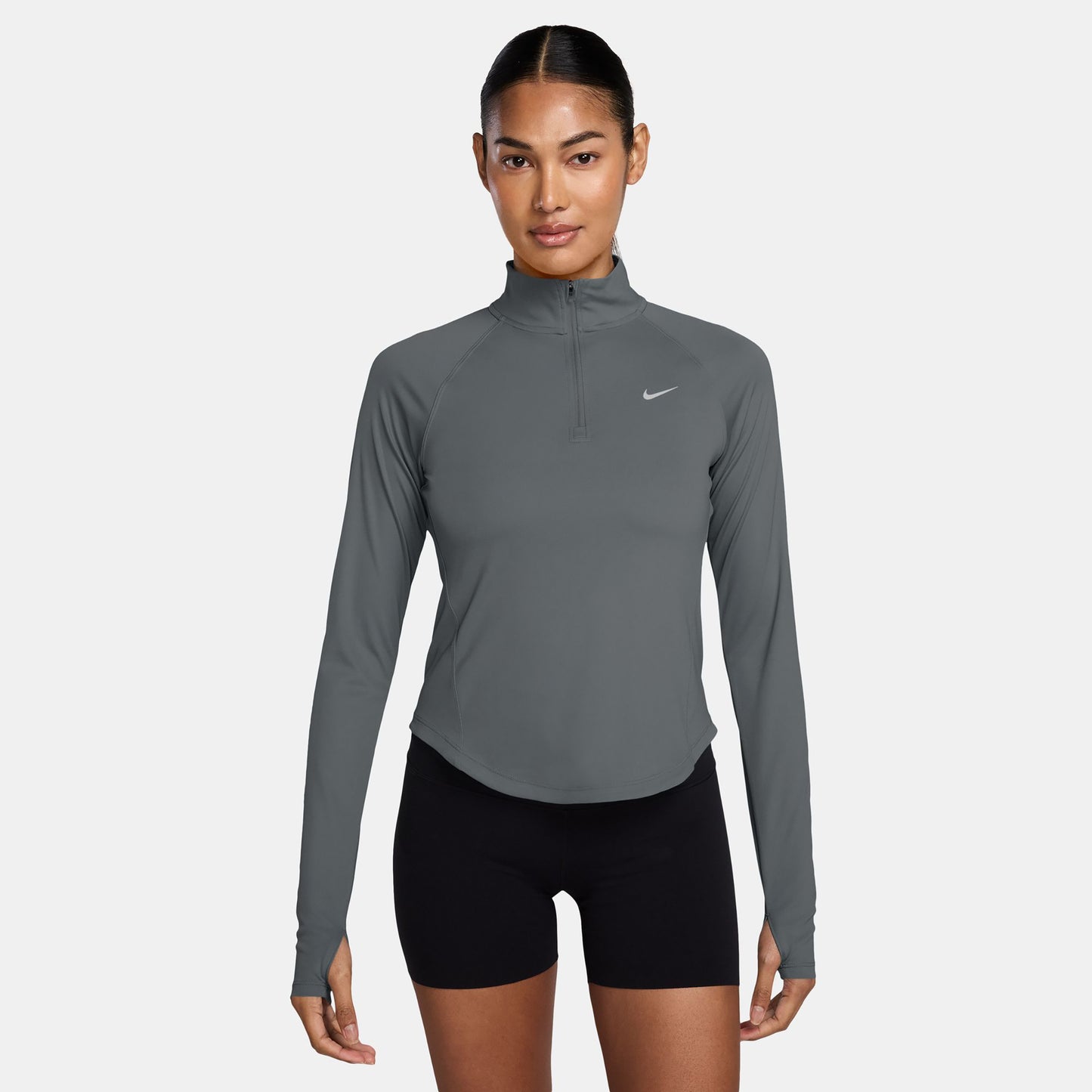 Nike Tempo  Camicia da corsa Donna - grigio, argento